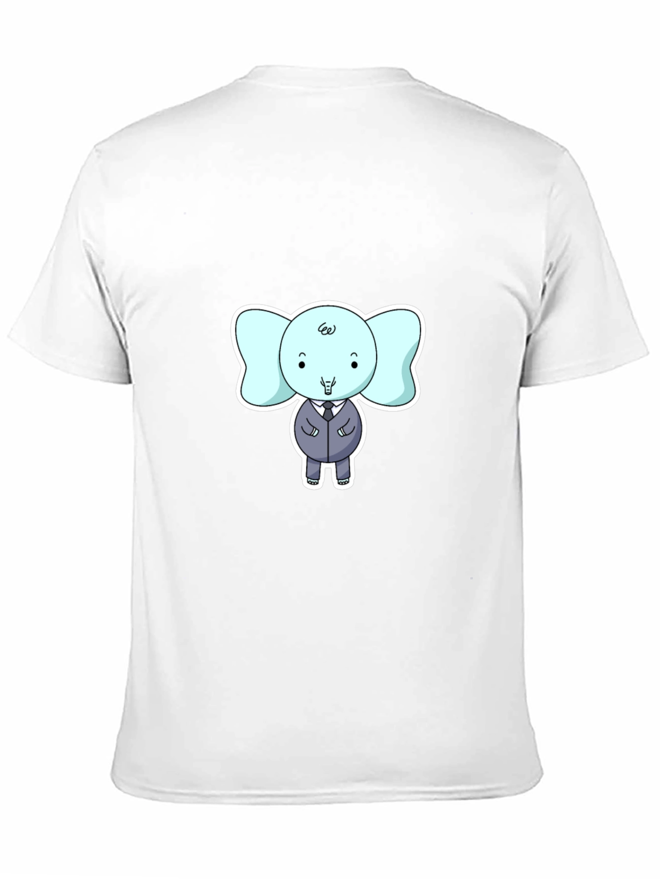 Elephant in Suit Graphic T-Shirt