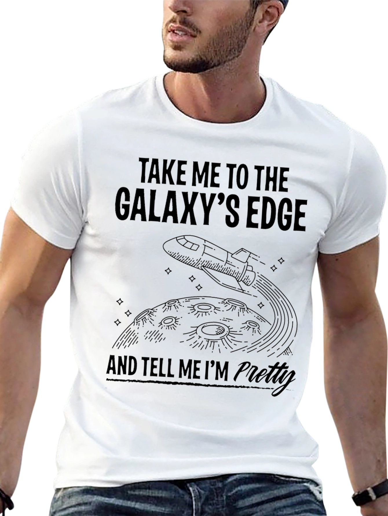 Galaxys Edge T-Shirt - Humorous Space Tee