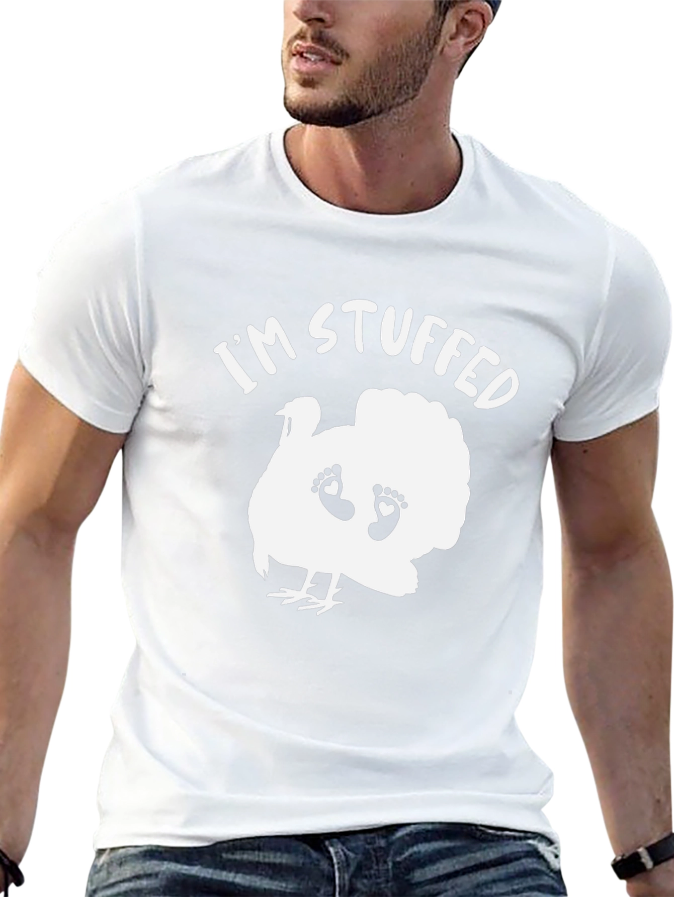 Im Stuffed Thanksgiving Pregnancy T-Shirt