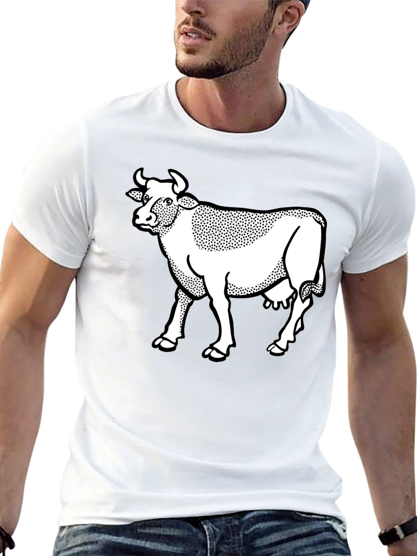 Black Cow Graphic Tee