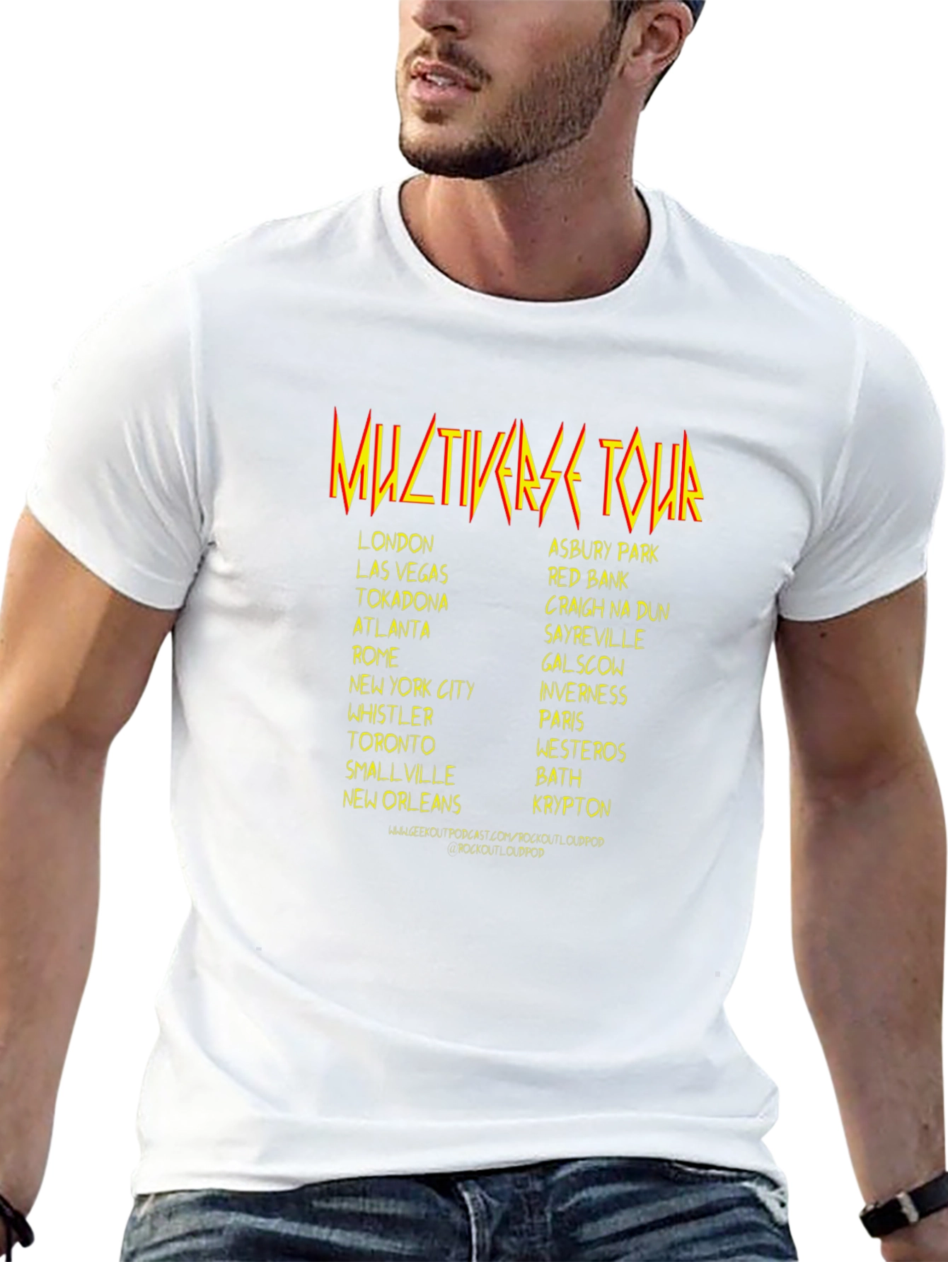 Multiverse Tour Black Graphic T-Shirt