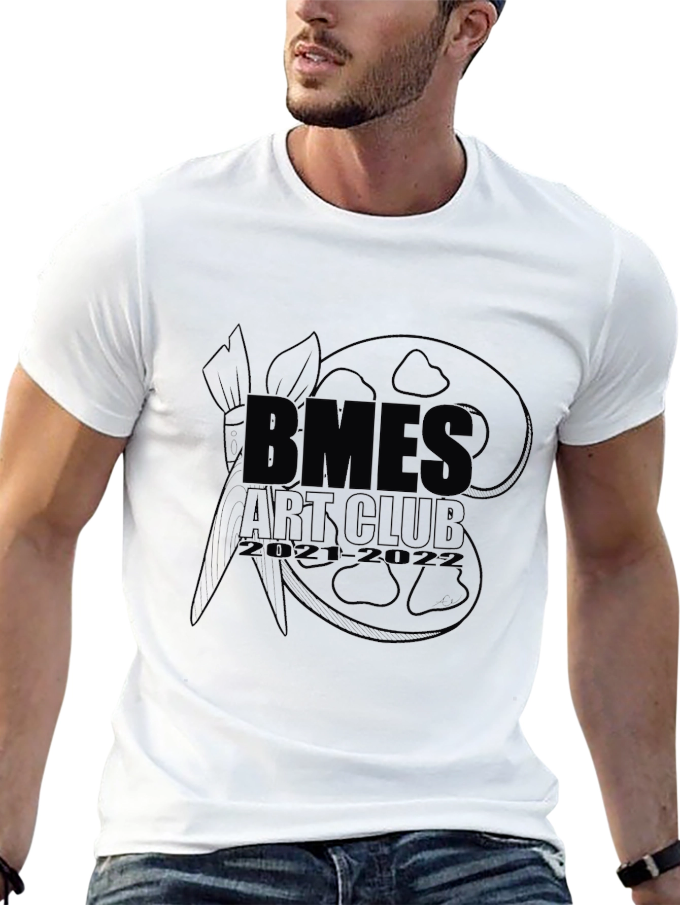 Black BMES Art Club Graphic T-Shirt