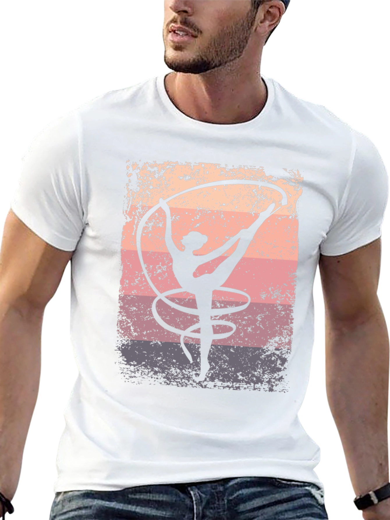 Rhythmic Gymnastics T-Shirt - Dancer Silhouette