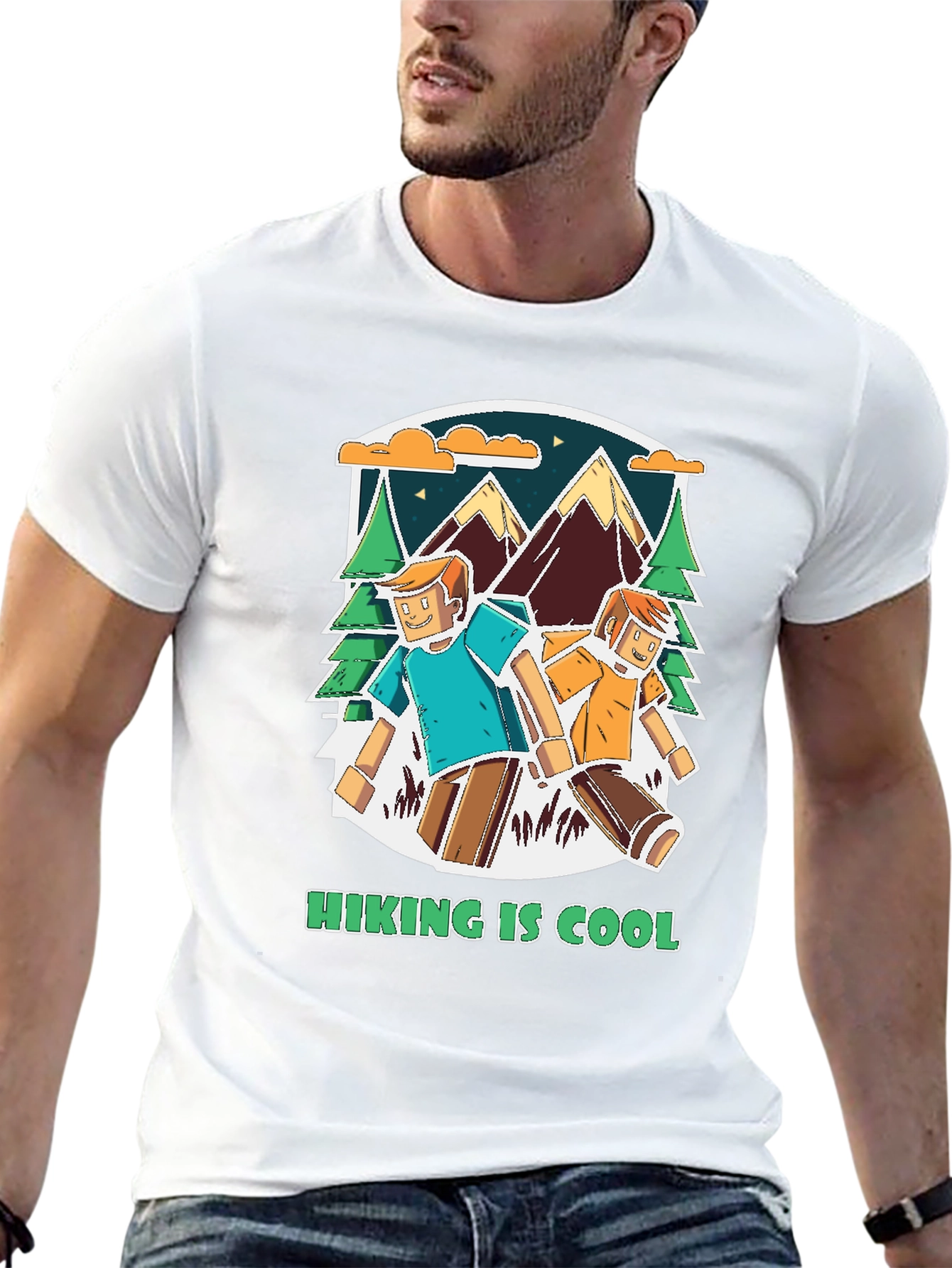 Hiking is Cool Graphic Tee
