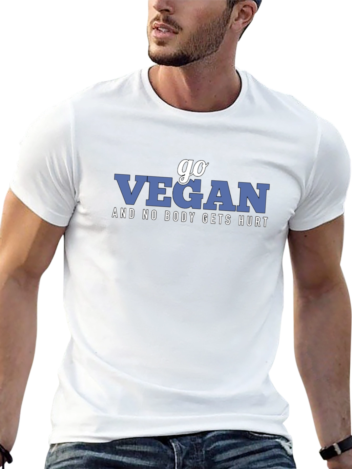 Go Vegan T-Shirt - Protect Animals!