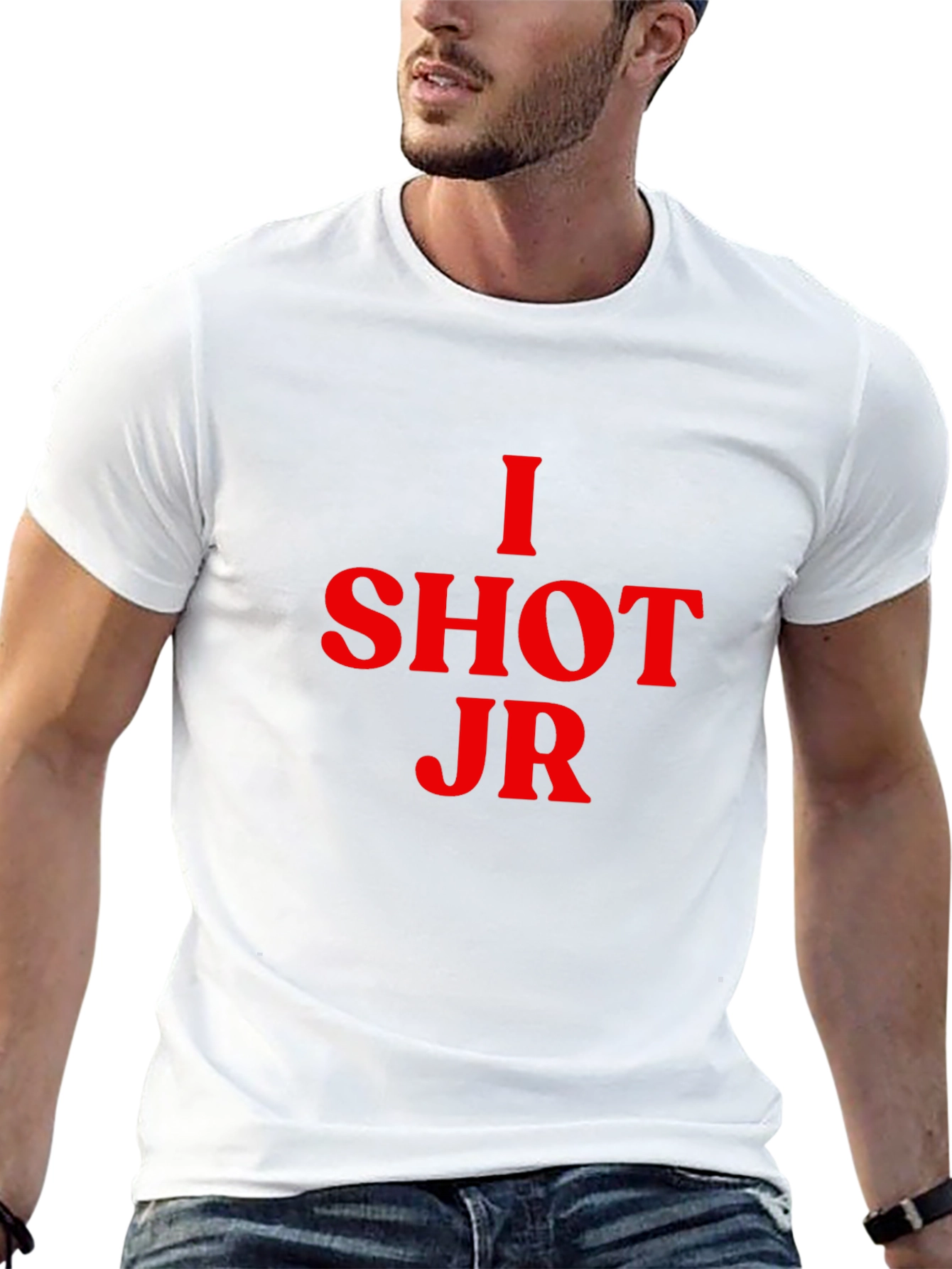 I Shot JR T-Shirt - Black Novelty Tee