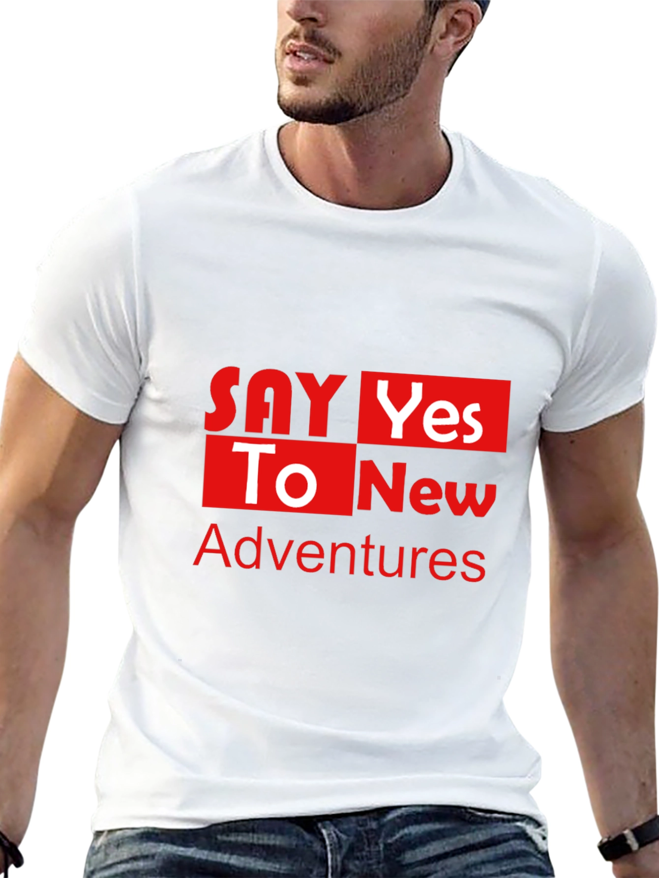 Say Yes To New Adventures Black T-Shirt