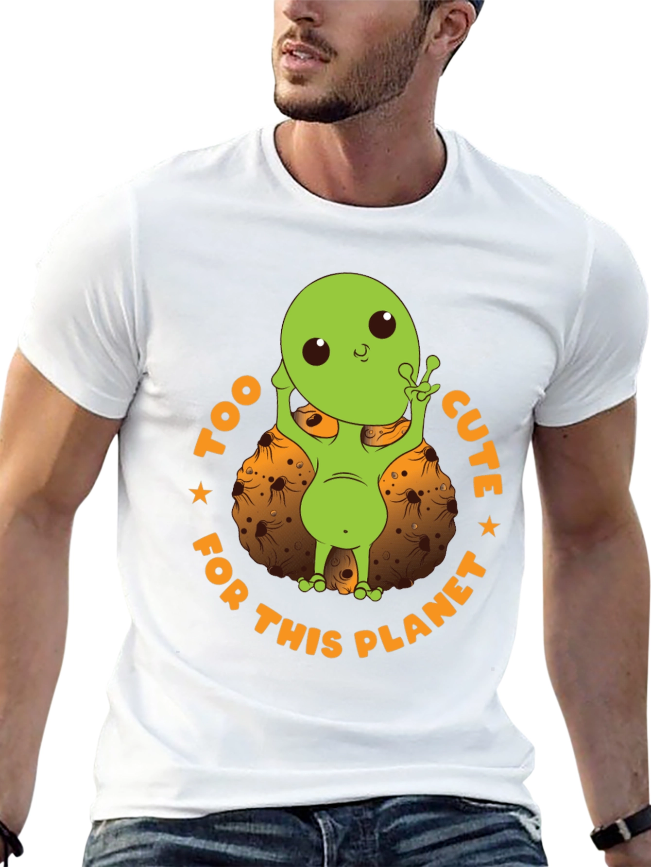 Alien Cute Planet T-Shirt