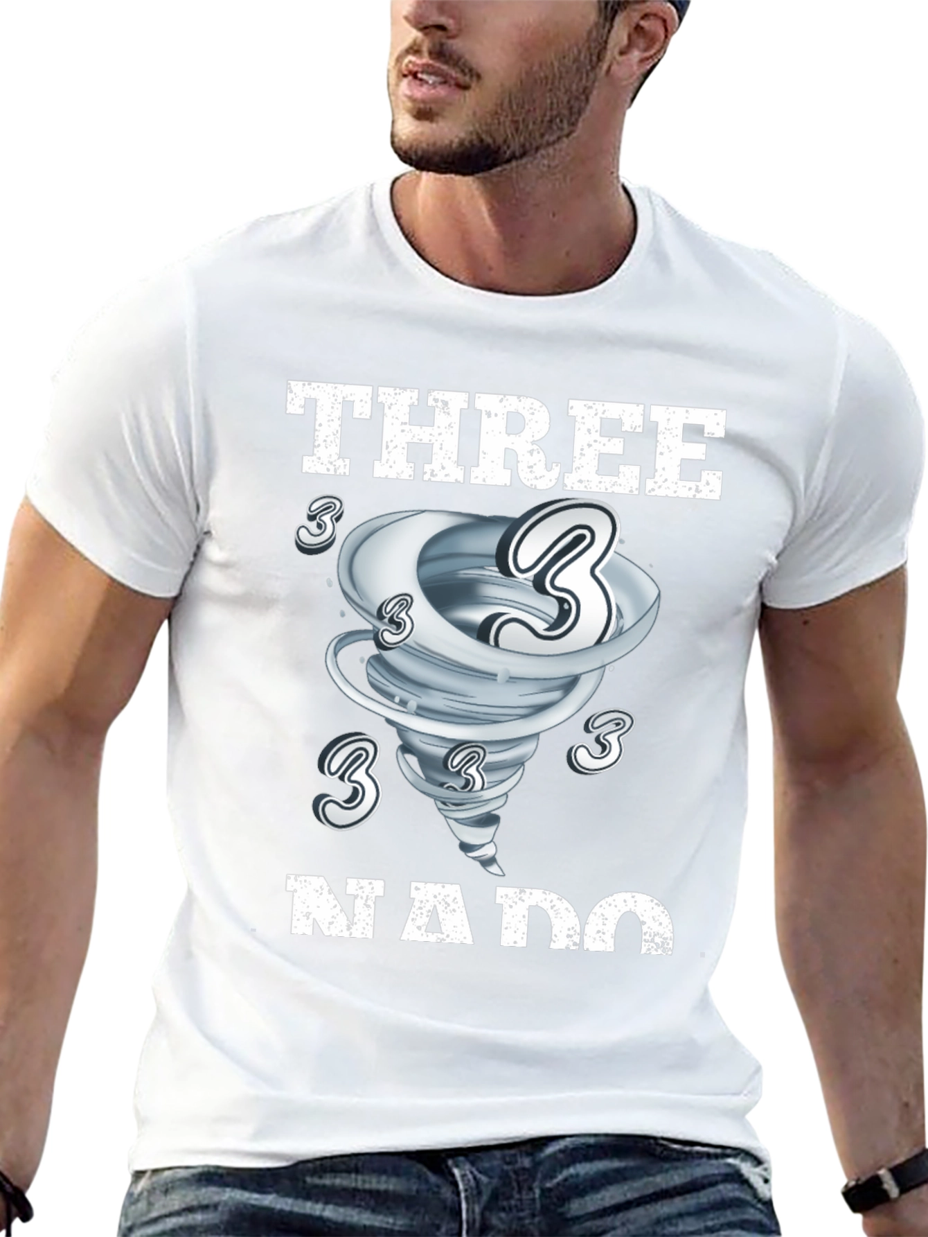 Three-nado T-Shirt - Unique Graphic Tee