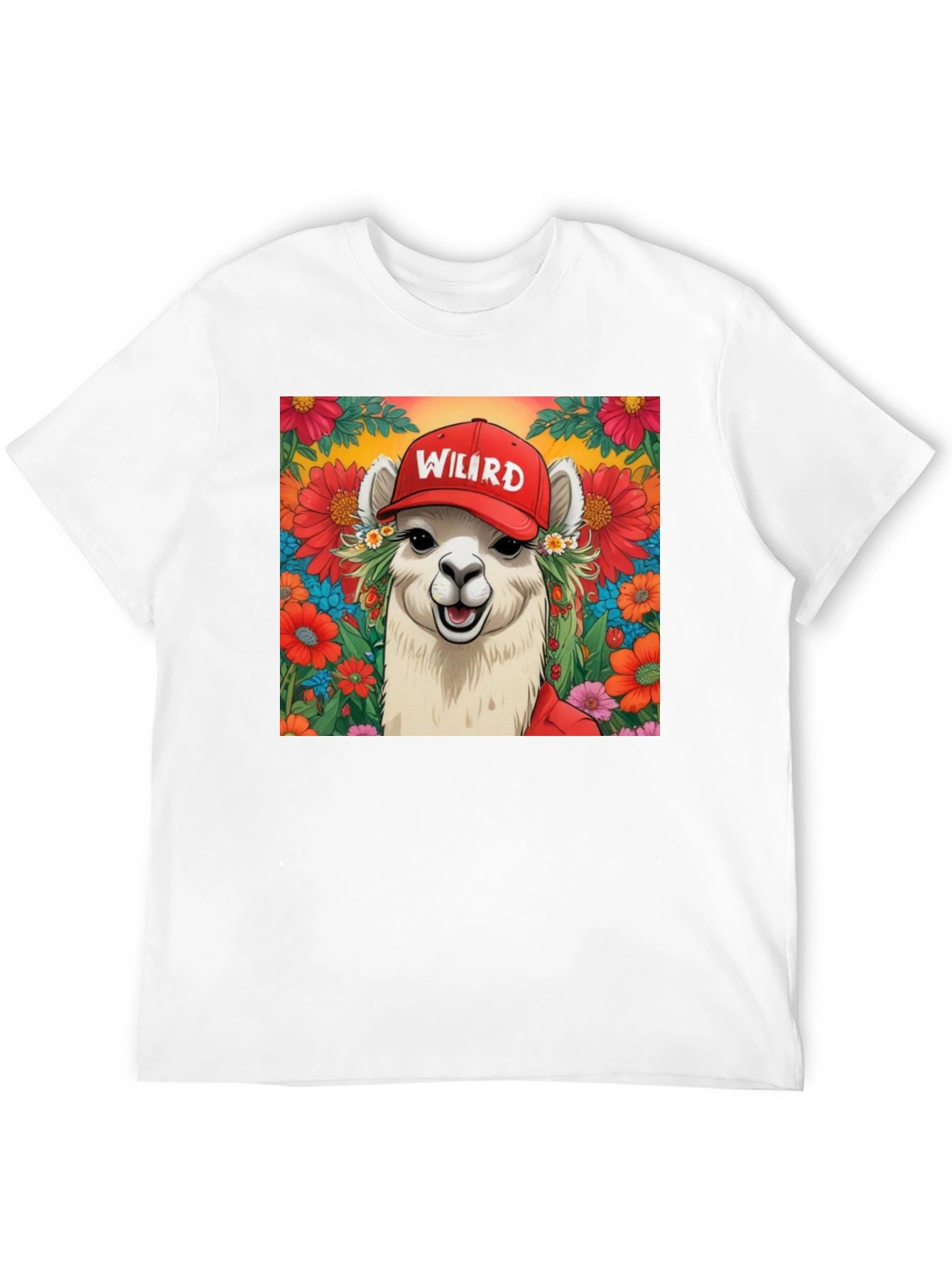 Weird Llama Graphic Tee - Soft Cotton