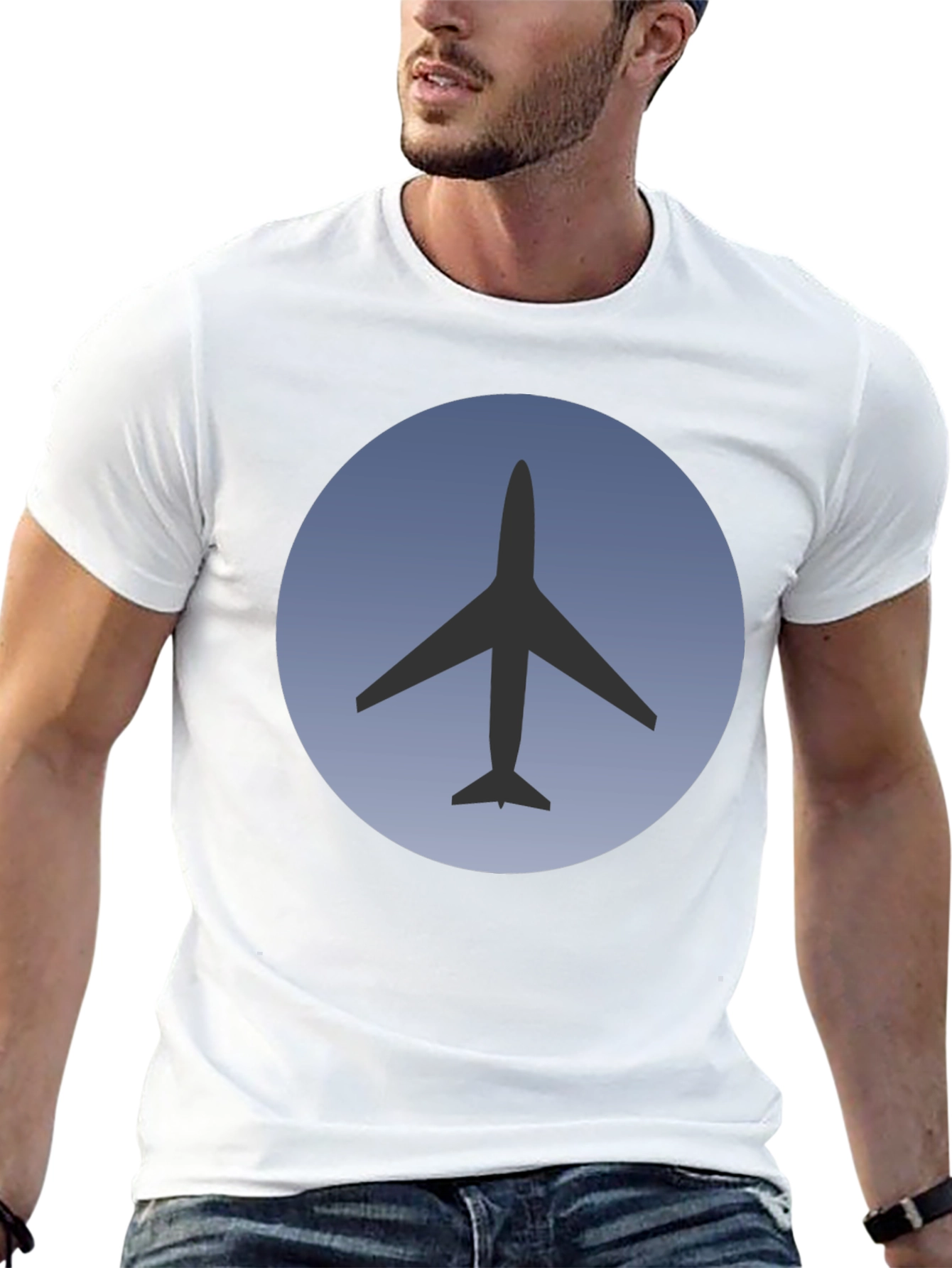 Airplane Graphic Tee - Stylish Jet Setter T-Shirt