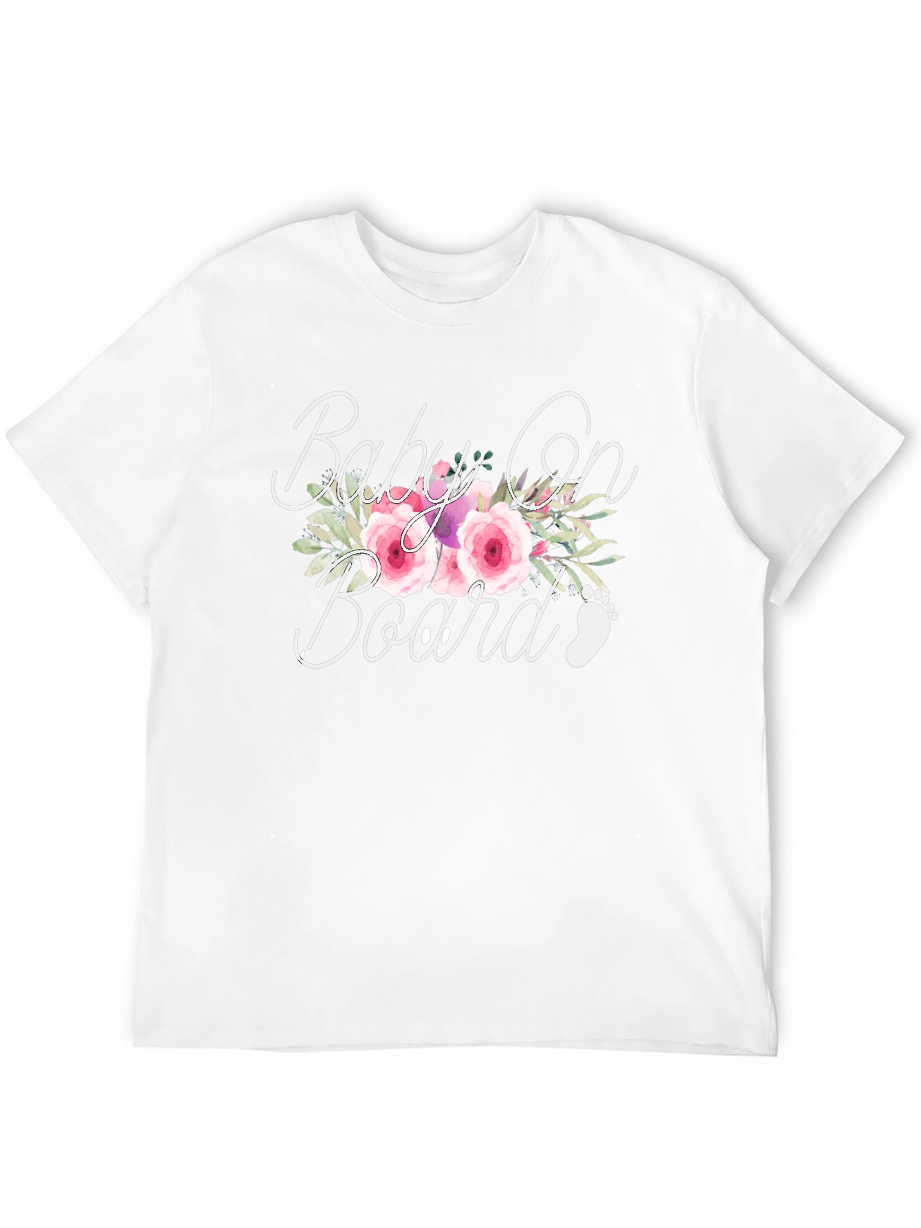Baby On Board Floral T-Shirt