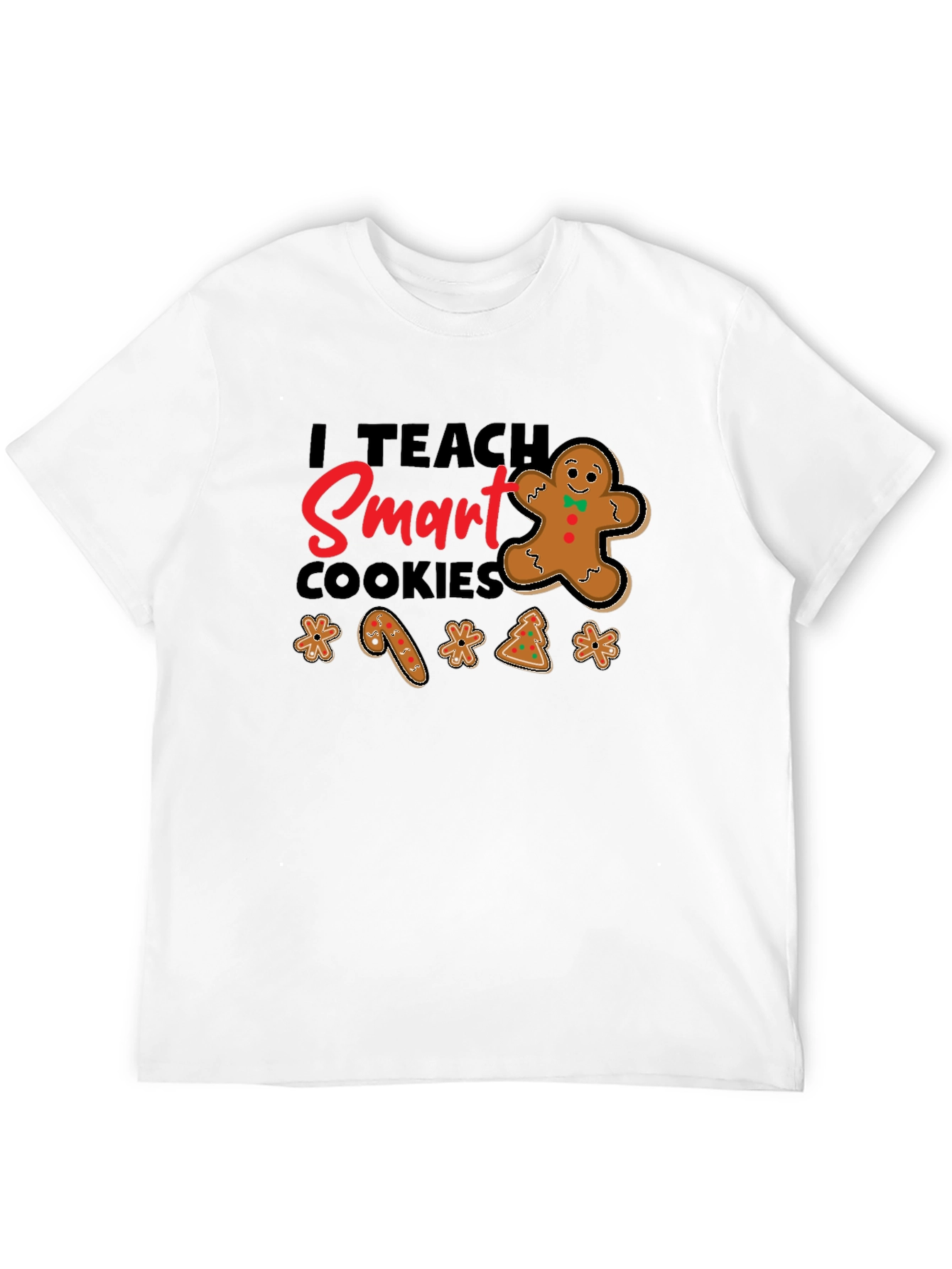 I Teach Smart Cookies Black Graphic Tee