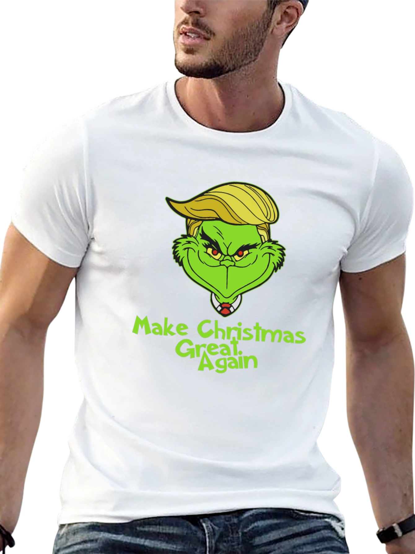 Grinch Trump Make Christmas Great Again T-Shirt