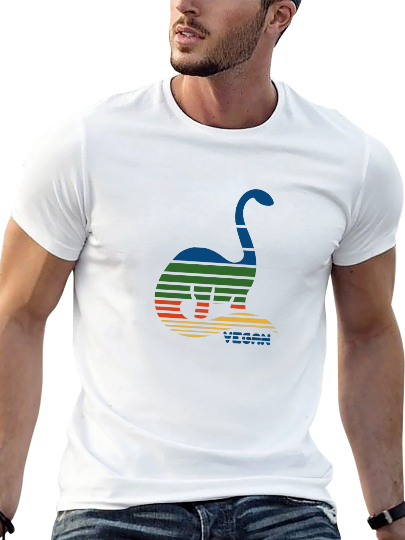 Vegan Dinosaur Graphic Tee