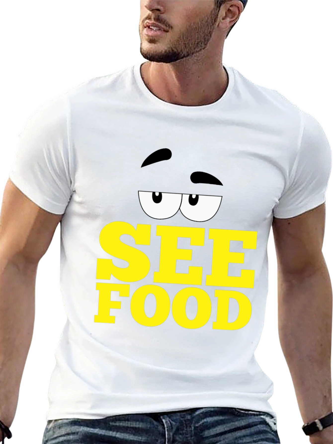See Food Pun Graphic Tee - Funny T-Shirt
