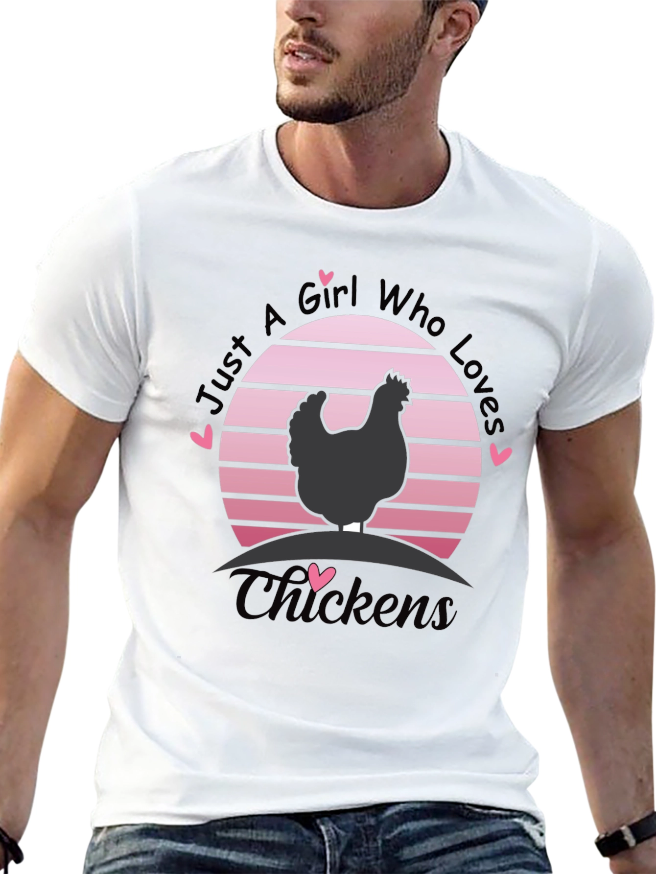Just A Girl Who Loves Chickens T-Shirt