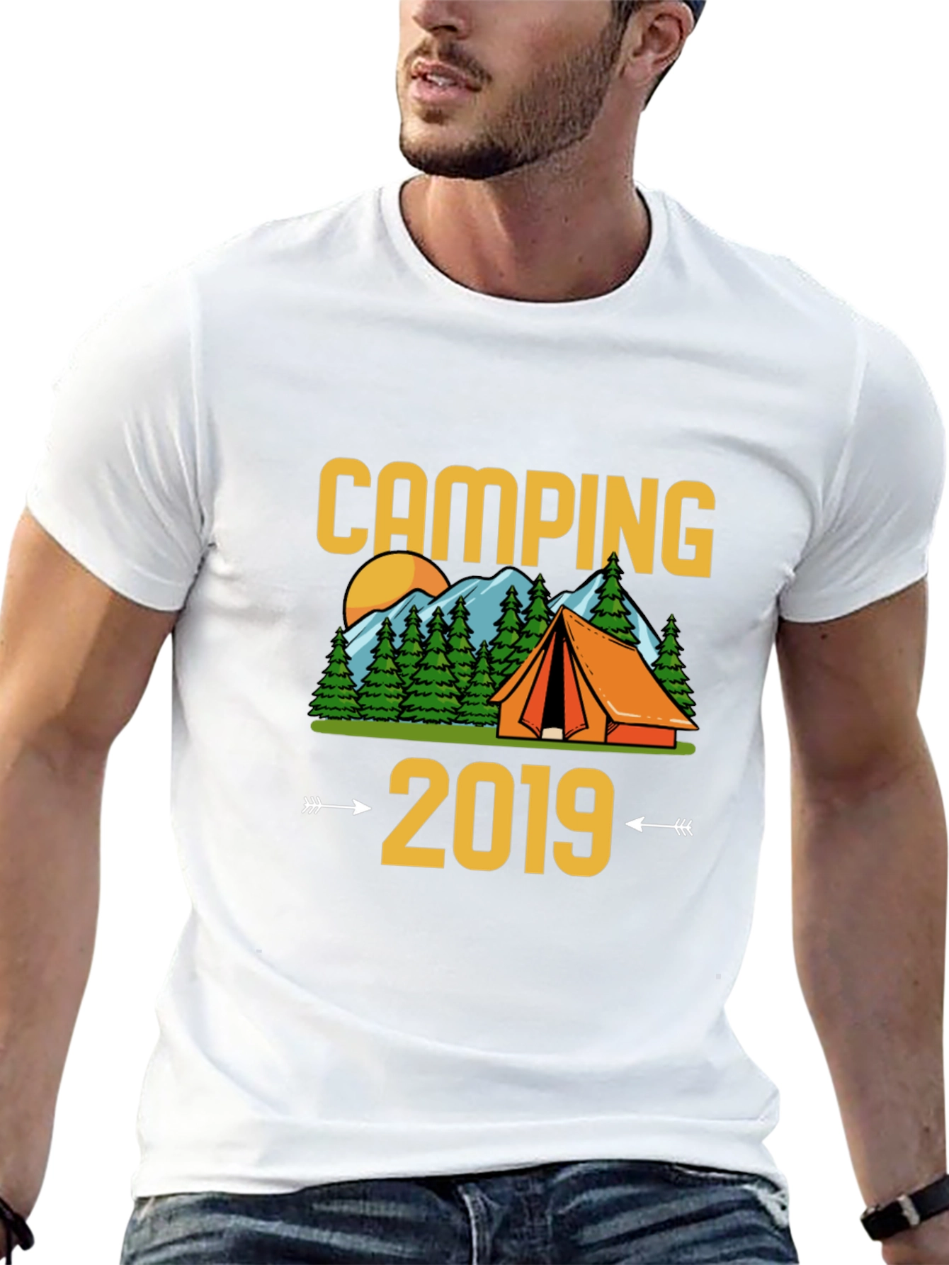 Camping 2019 Black T-Shirt