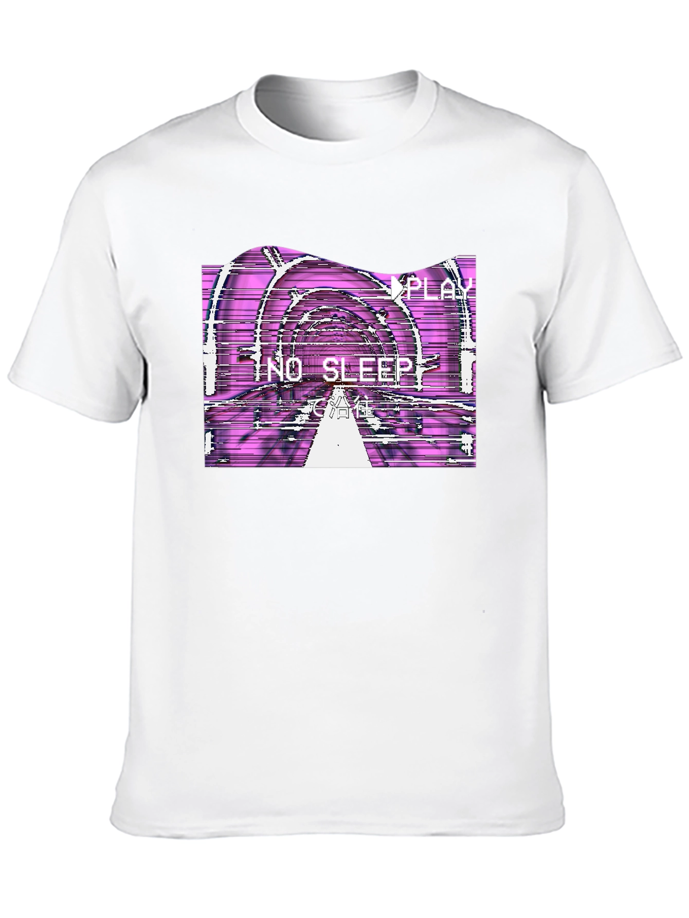 No Sleep VHS Graphic T-Shirt