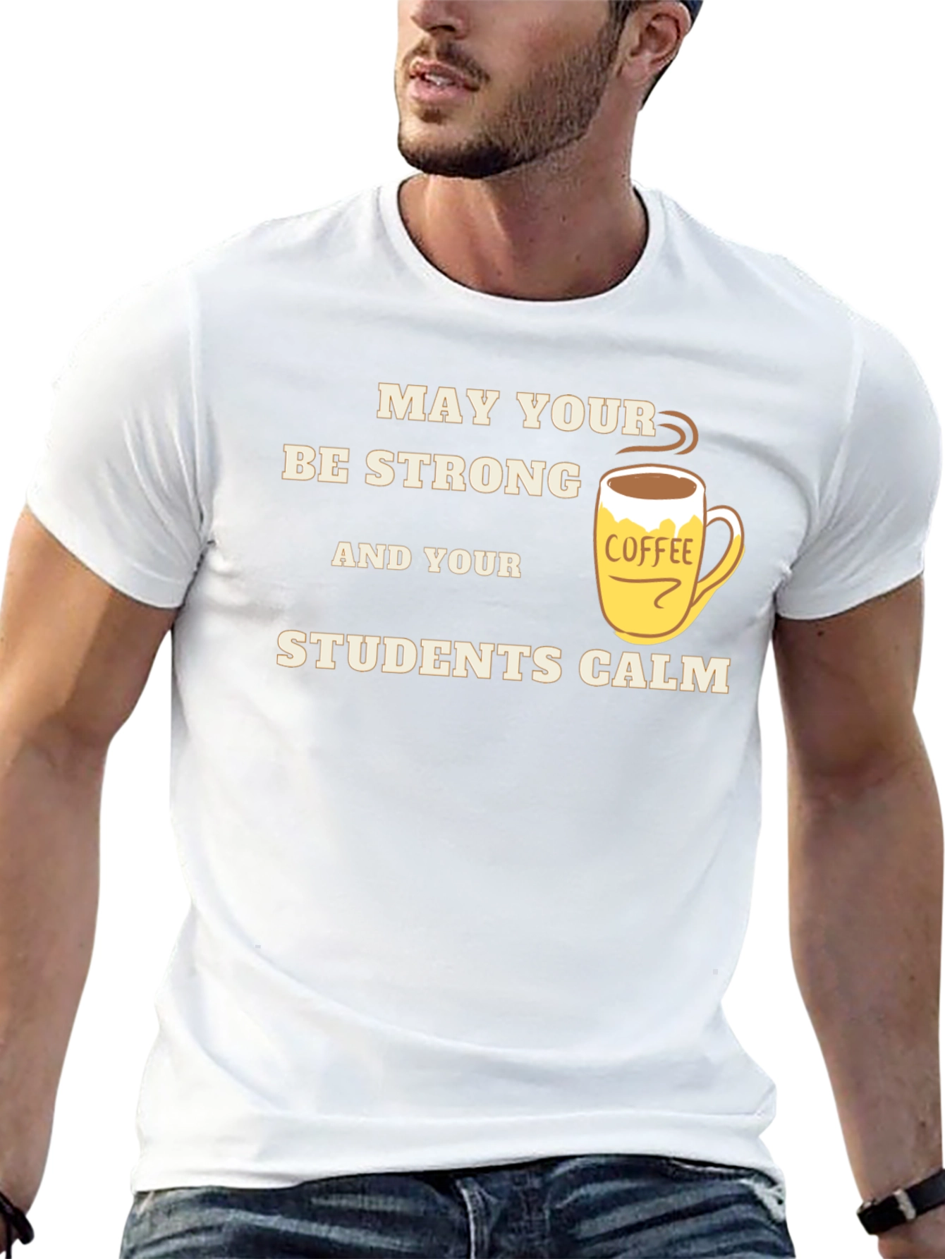 Strong Teacher Coffee T-Shirt