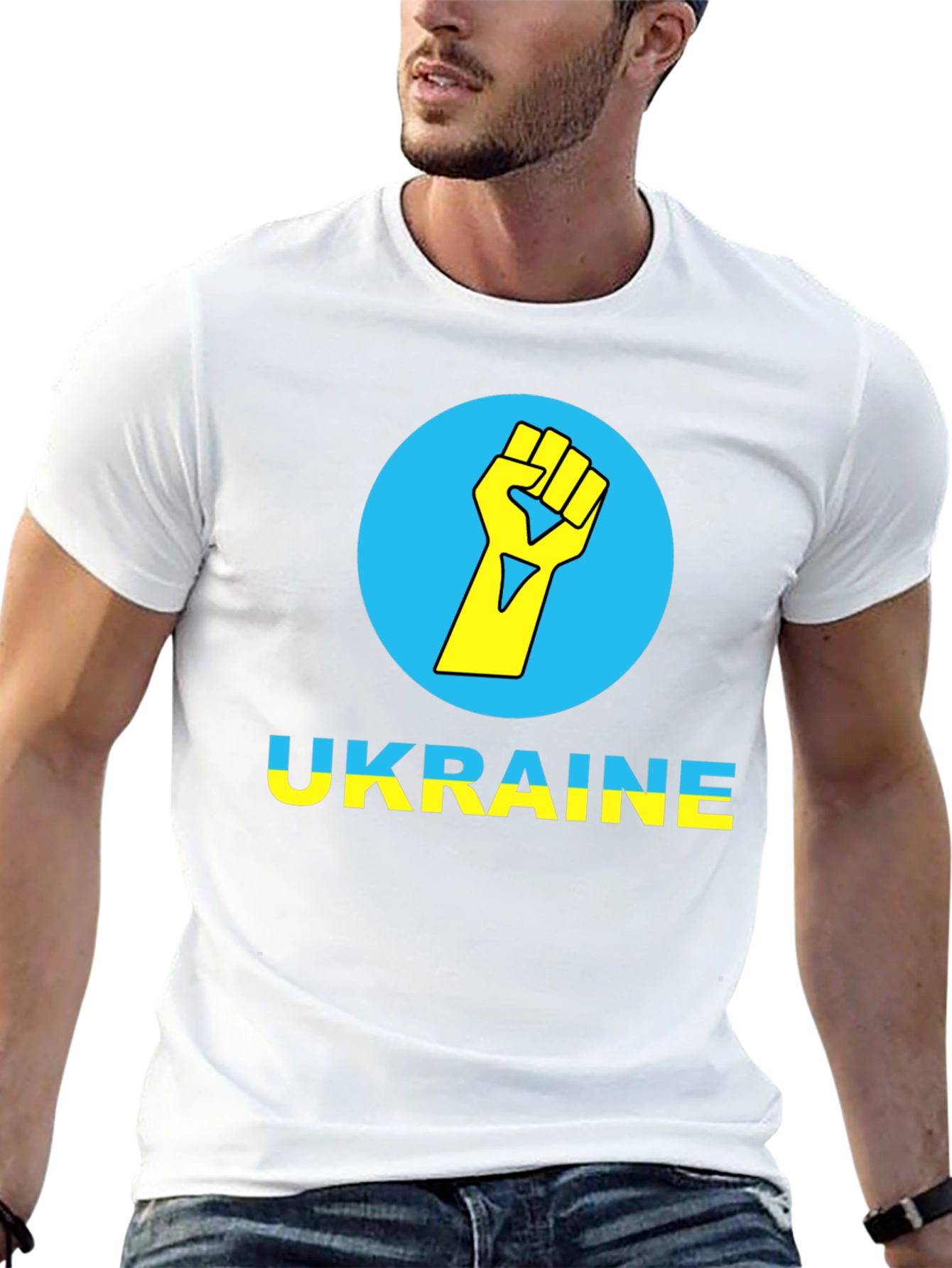 Ukraine Fist Black T-Shirt