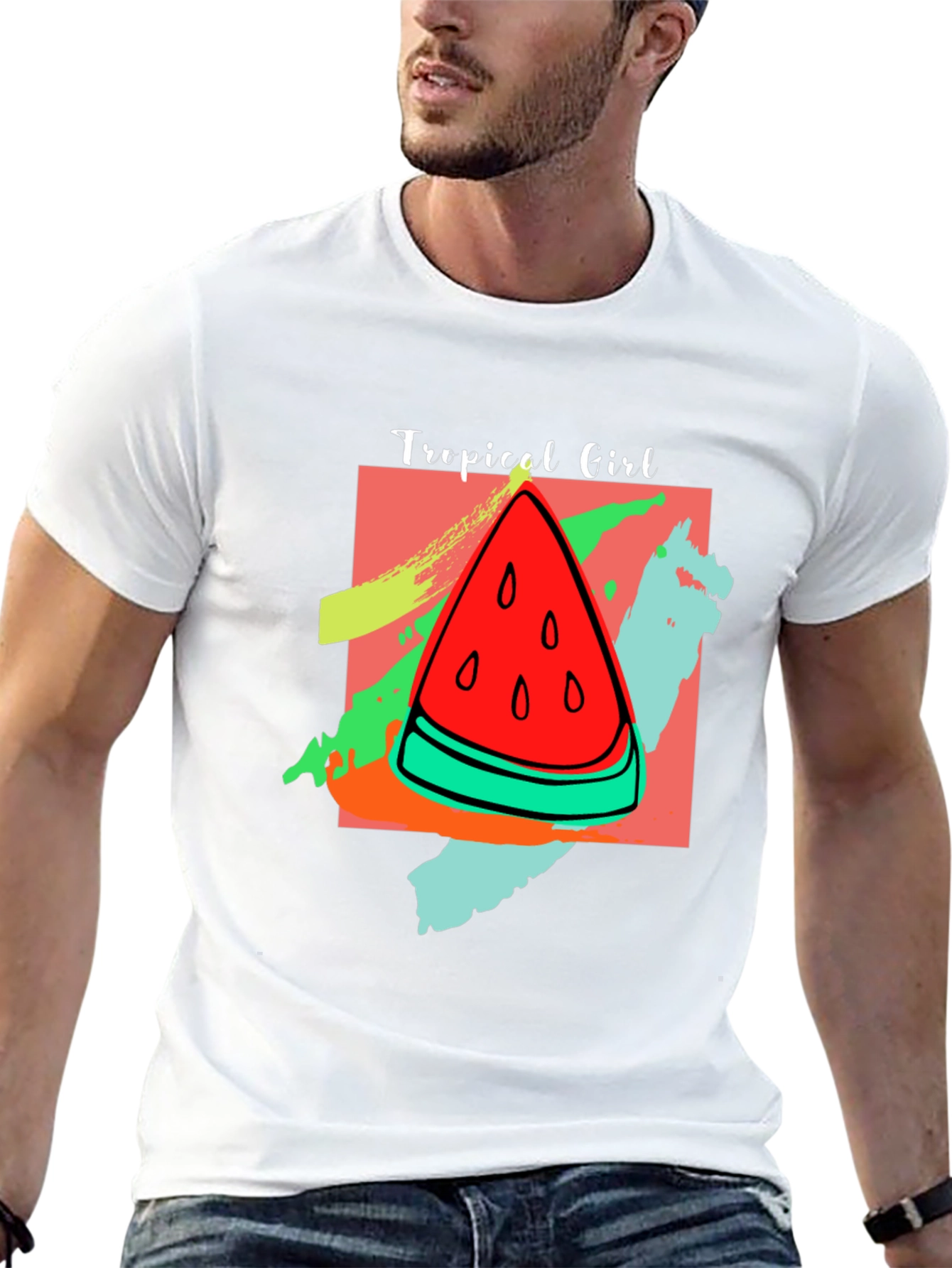 Tropical Girl Watermelon T-Shirt