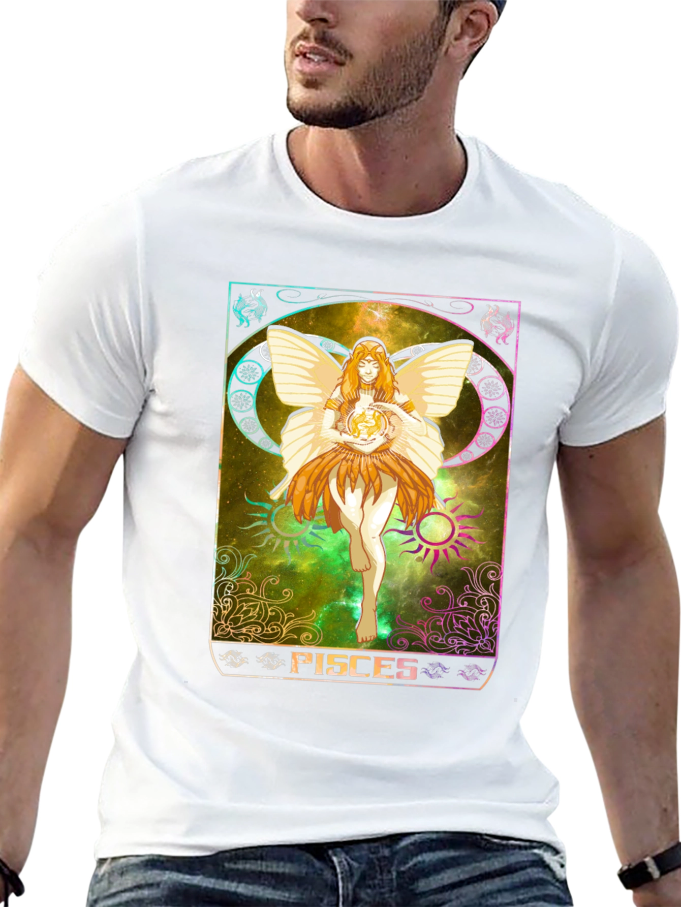 Pisces Zodiac Graphic T-Shirt - Astrology Tee