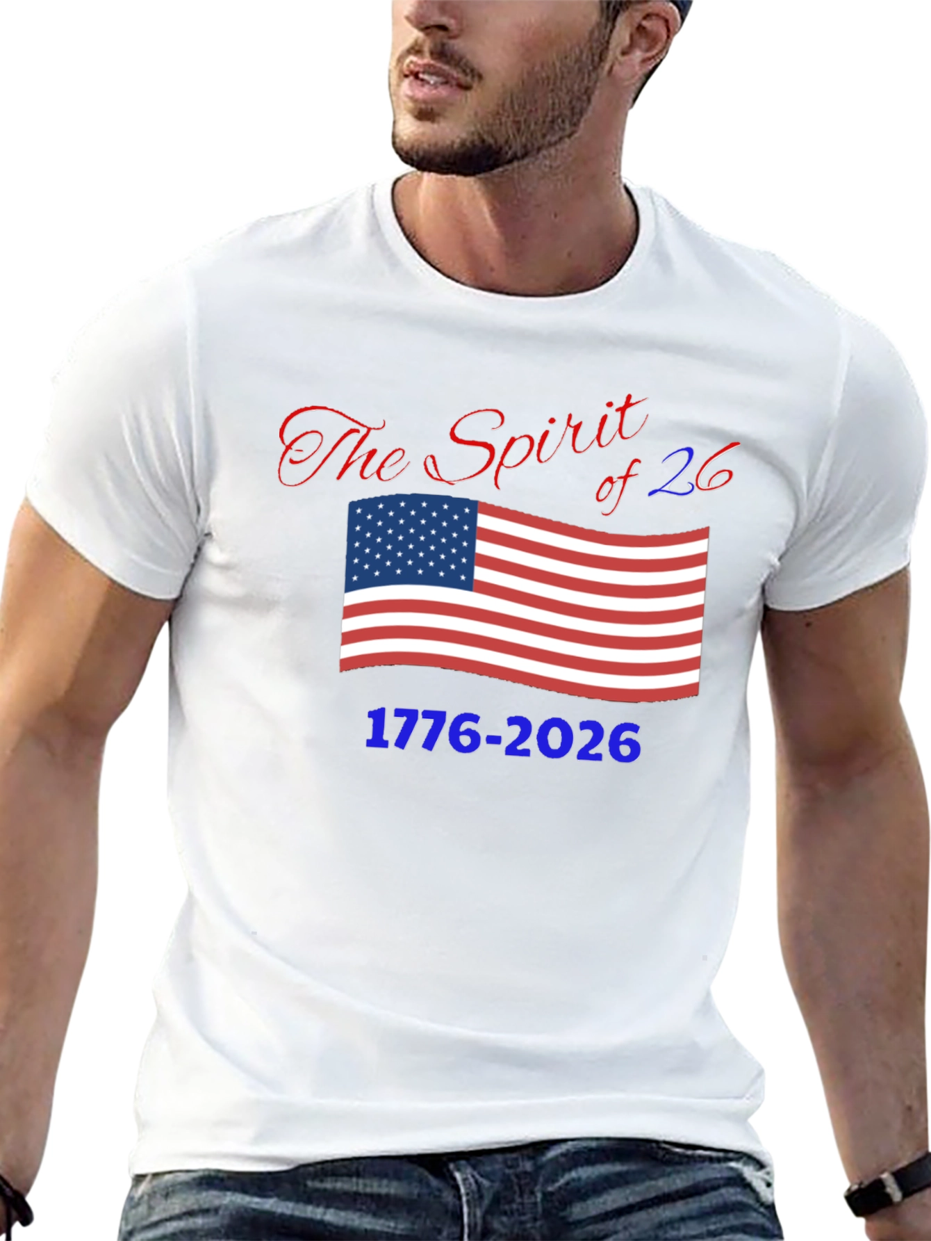 Patriotic Spirit of 76 T-Shirt - 1776-2026
