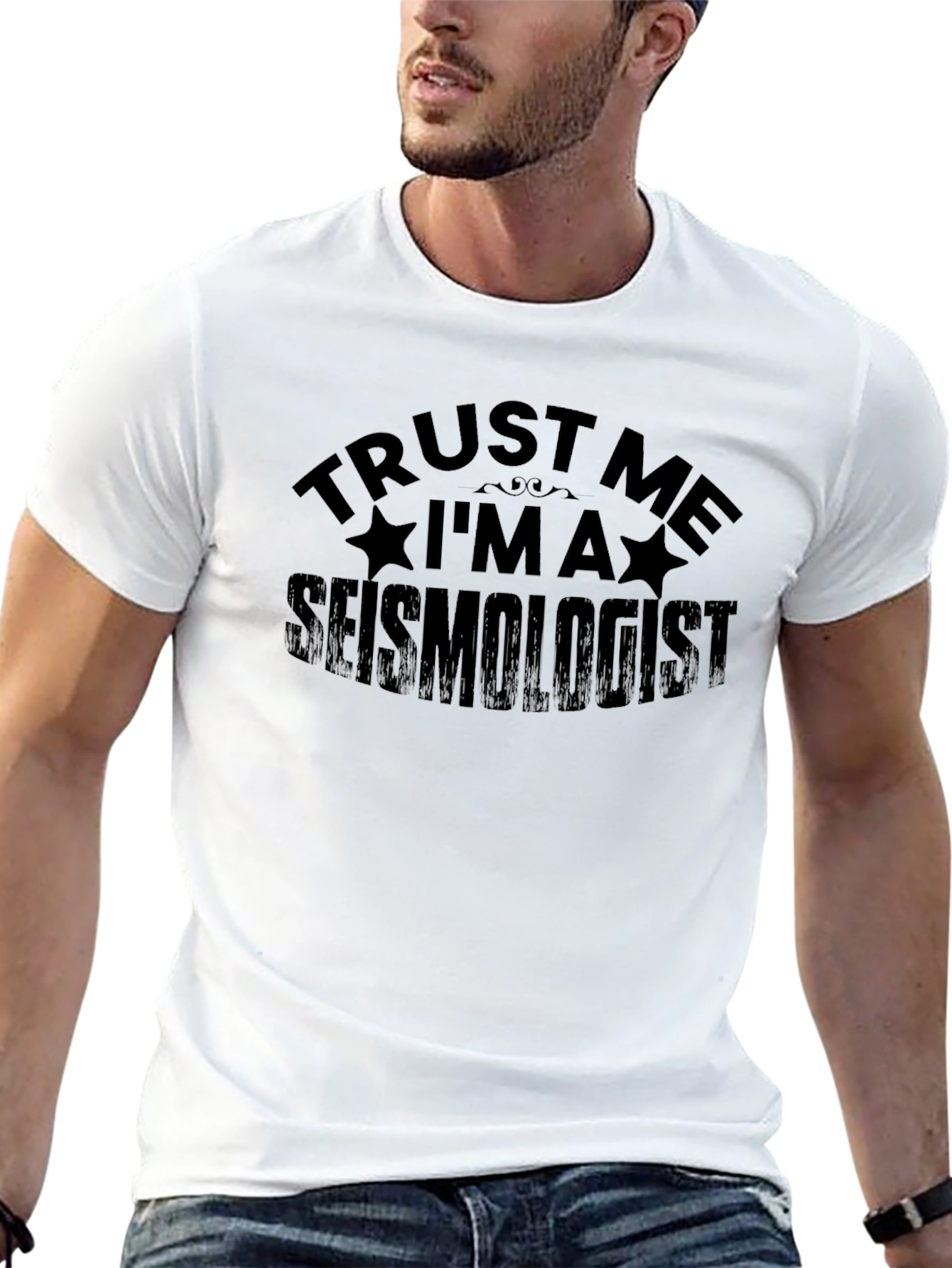 Trust Me Im a Seismologist Black T-Shirt