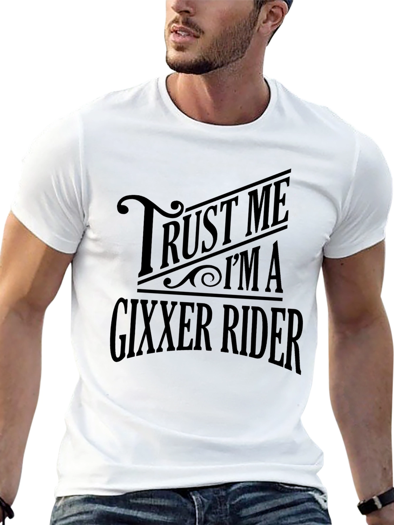 Trust Me Im a Gixxer Rider T-Shirt - Black