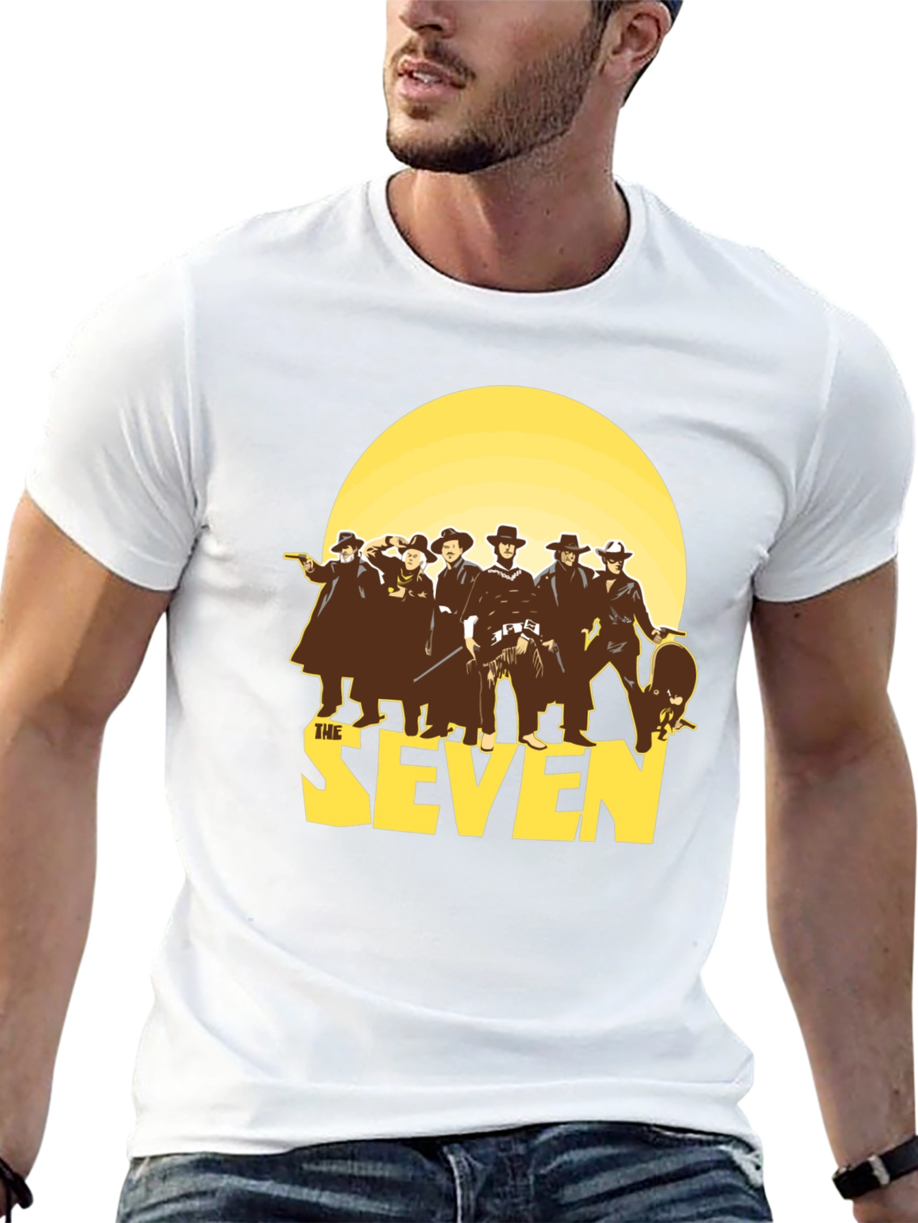 The Seven Graphic T-Shirt - Classic Western Style