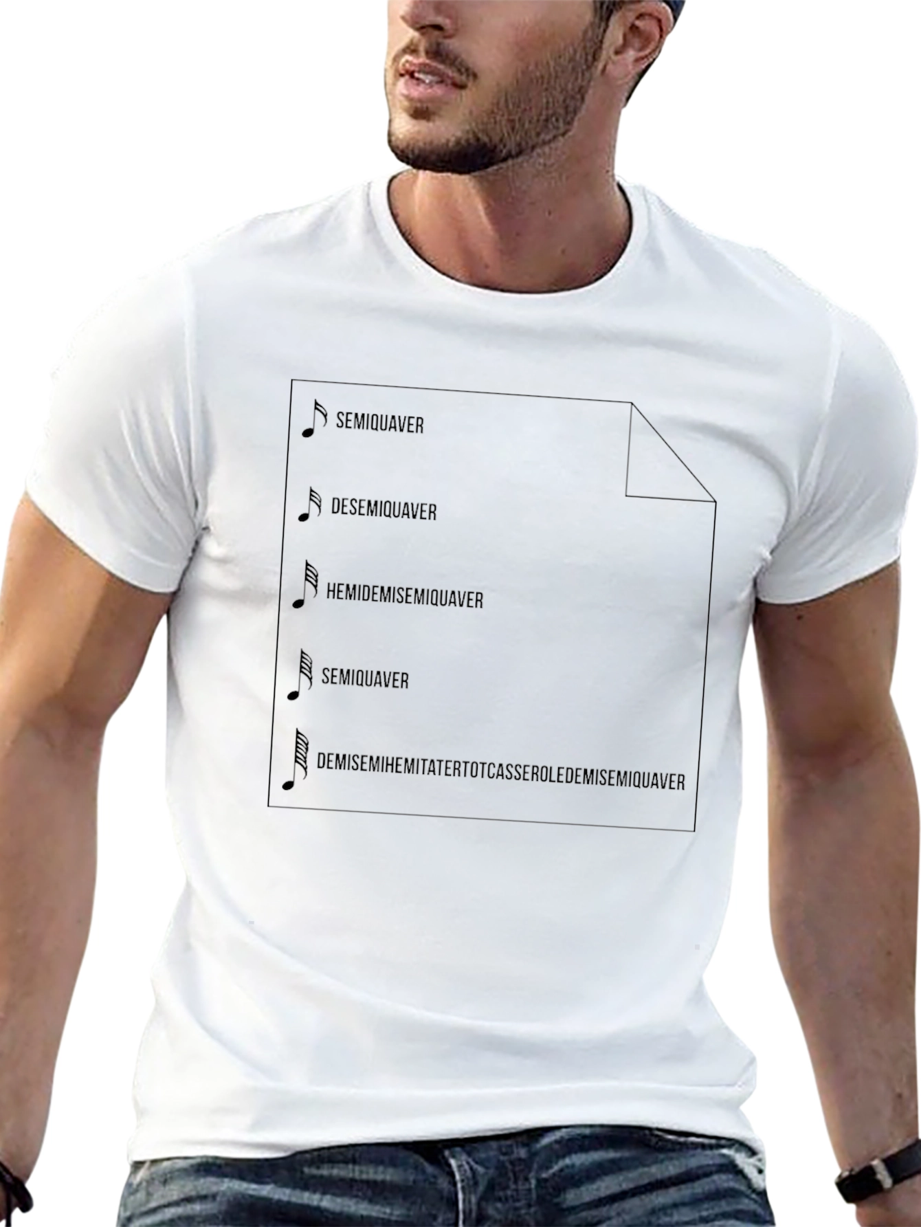 Funny Music Note T-Shirt