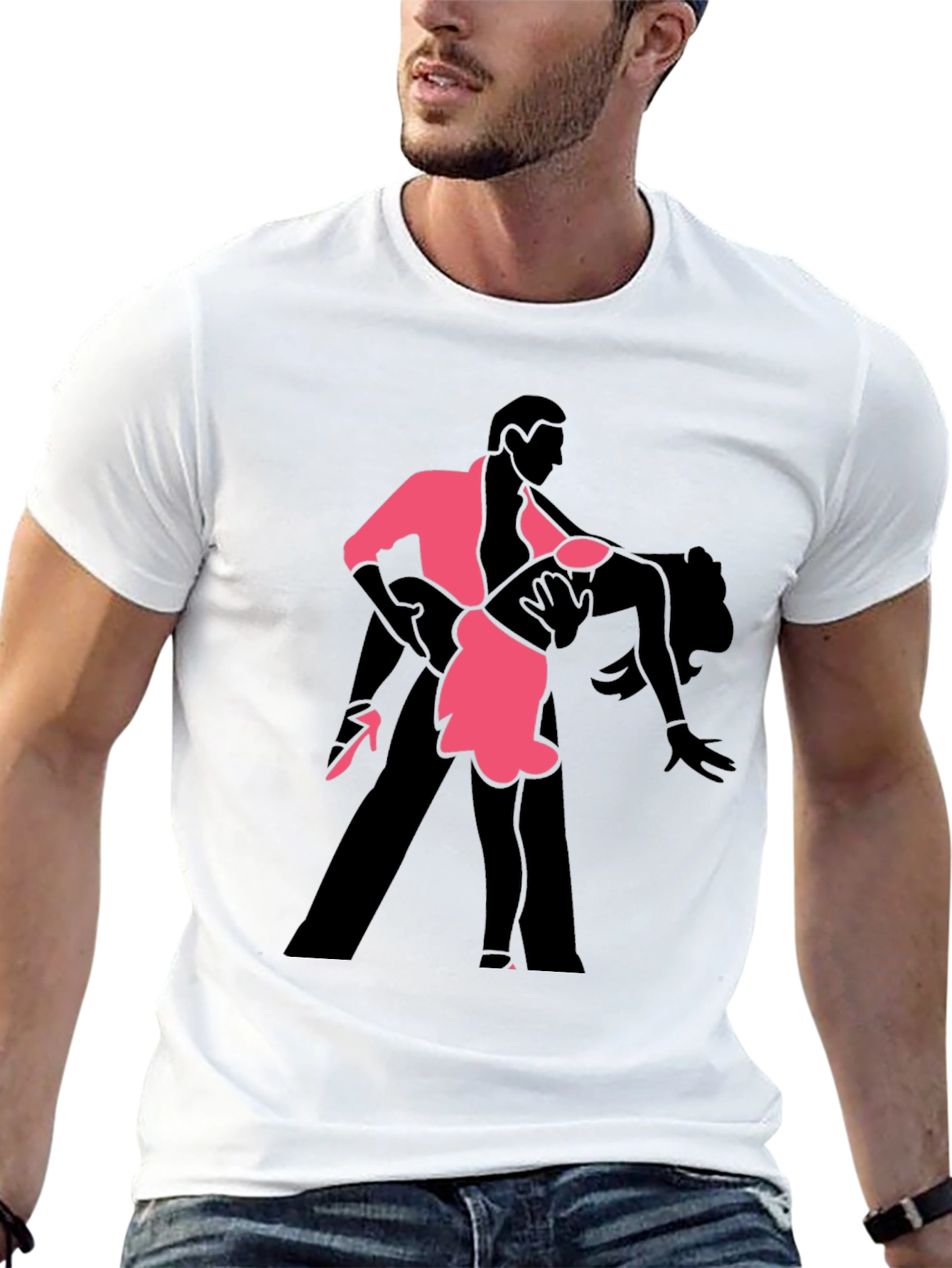 Dancing Couple Graphic Tee - Salsa Dance T-Shirt