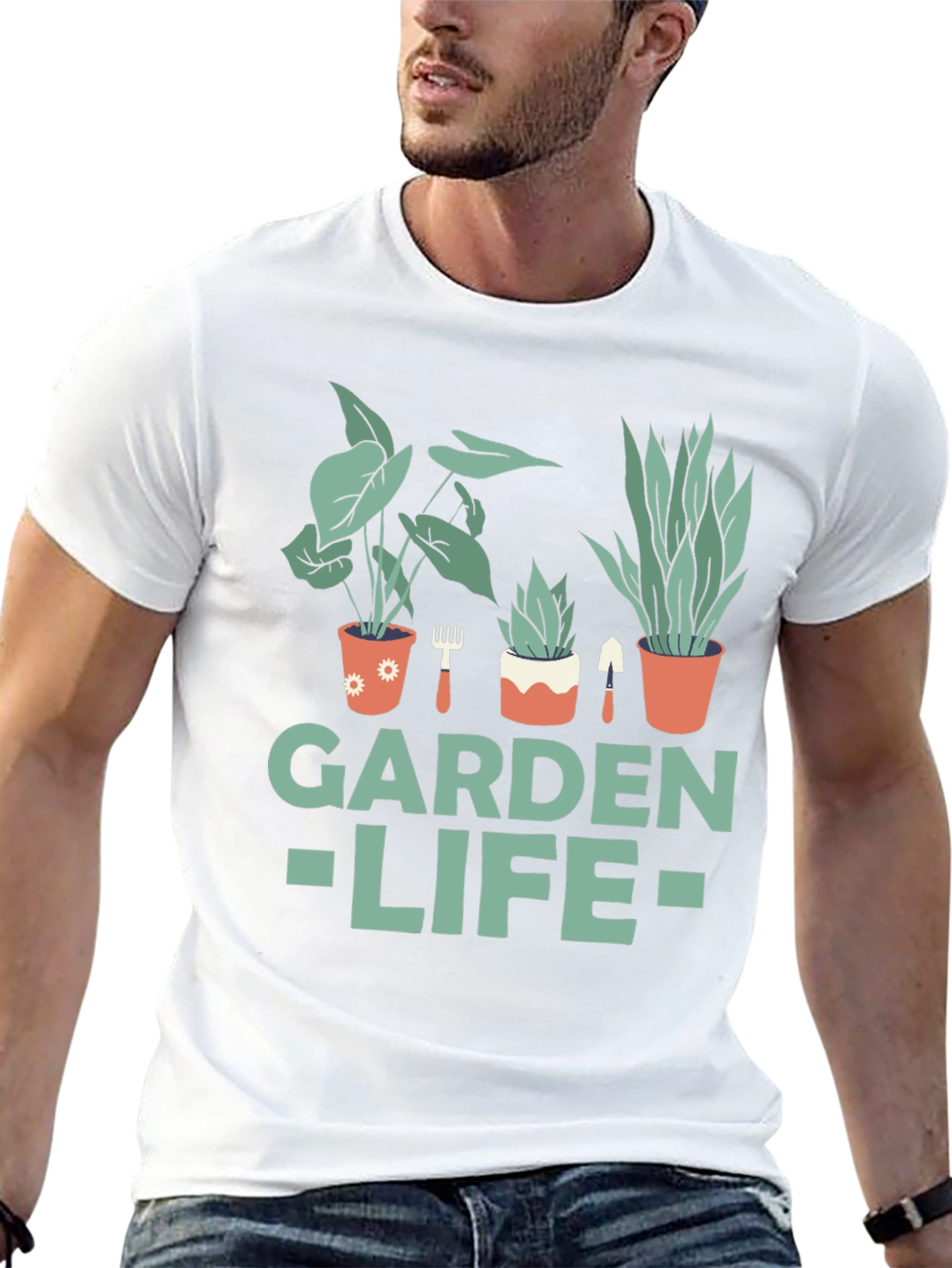 Garden Life Graphic T-Shirt - Black