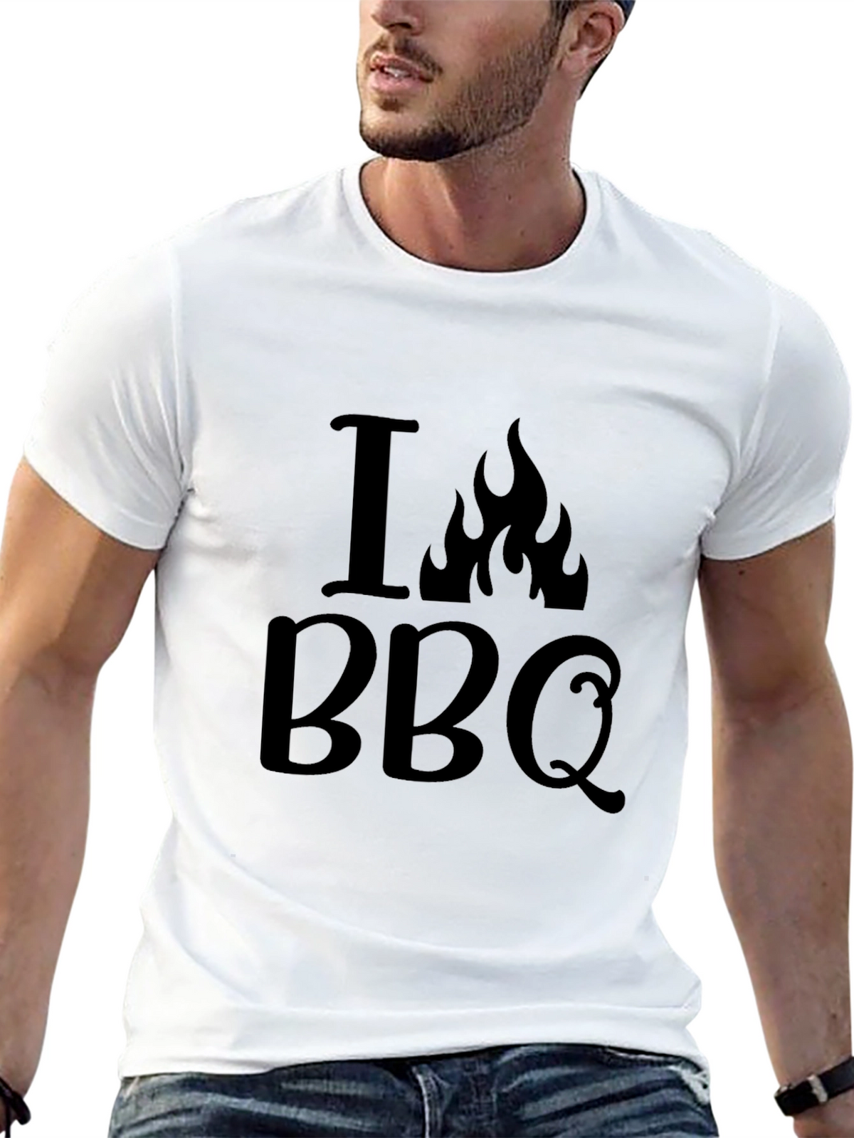 I Flame BBQ T-Shirt - Grilling & Cookout Tee