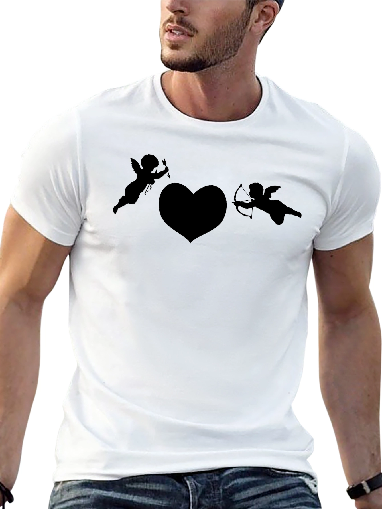 Cupid Love Heart T-Shirt