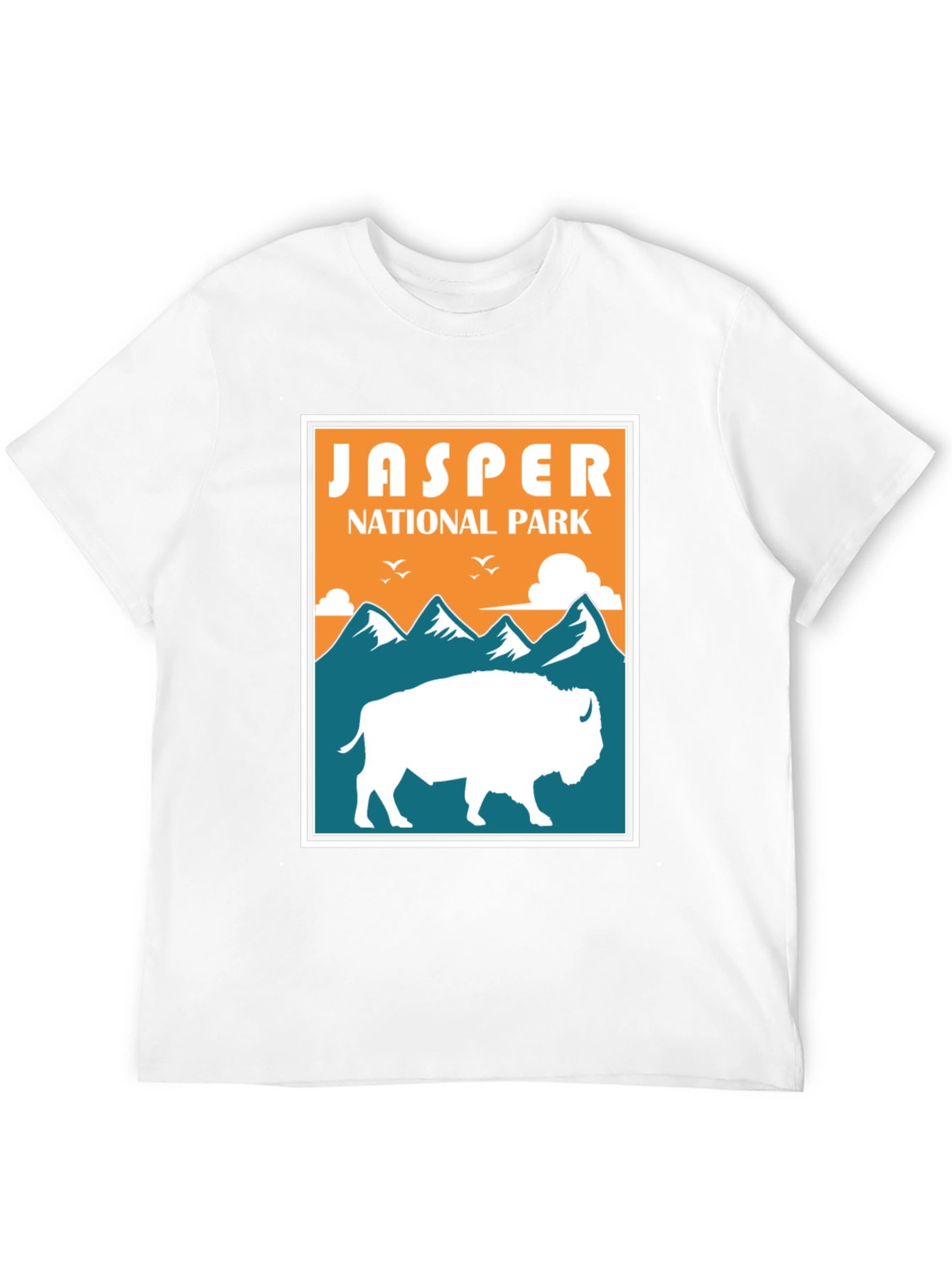 Jasper National Park Bison Graphic T-Shirt