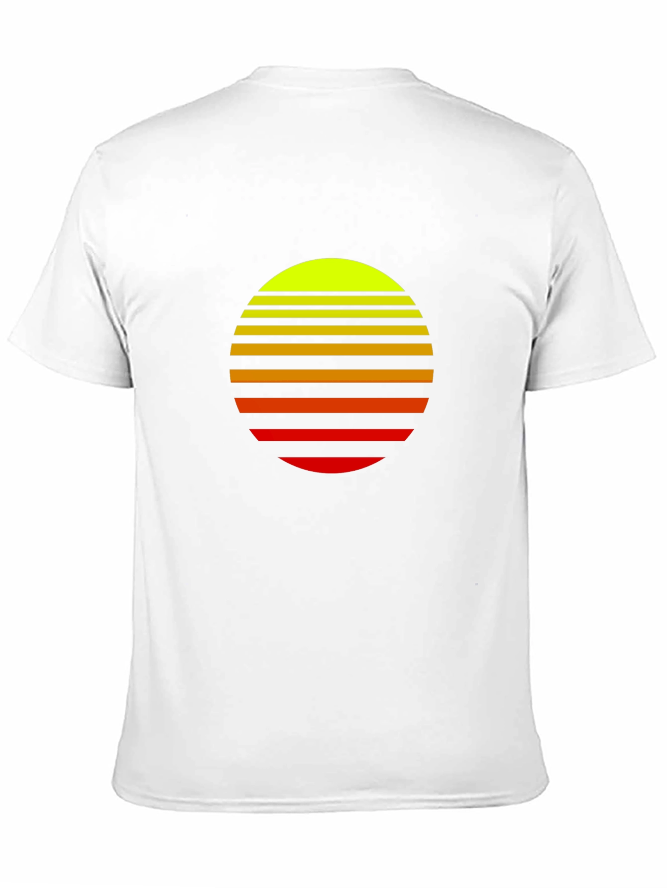 Retro Sunset Graphic Tee - Stylish Black T-Shirt