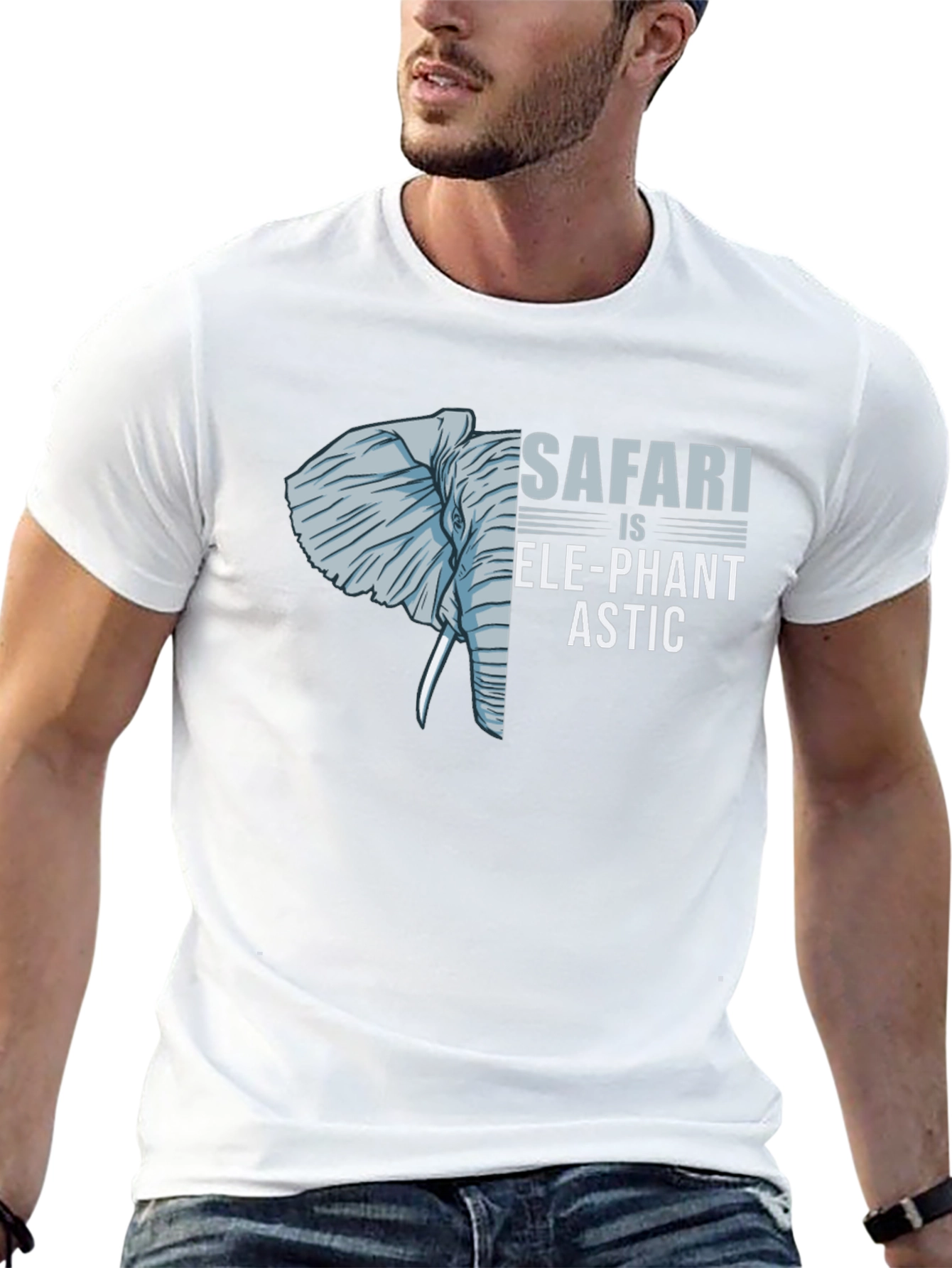 Safari is Ele-Phant-Astic Graphic T-Shirt