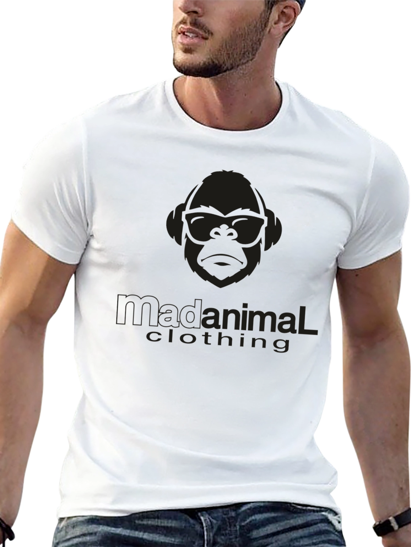 Urban Animal Crew Neck T-Shirt