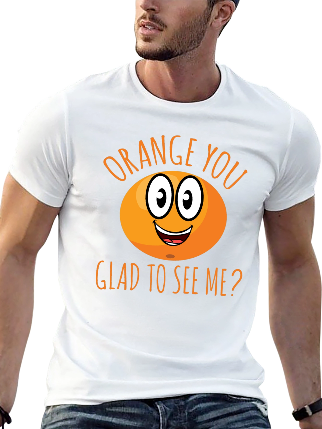 Funny Orange You Glad To See Me T-Shirt