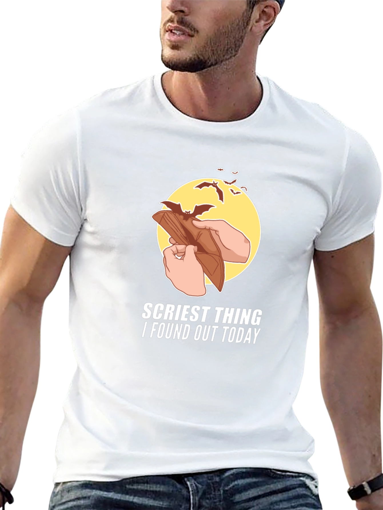 Scariest Thing Empty Wallet Graphic T-Shirt