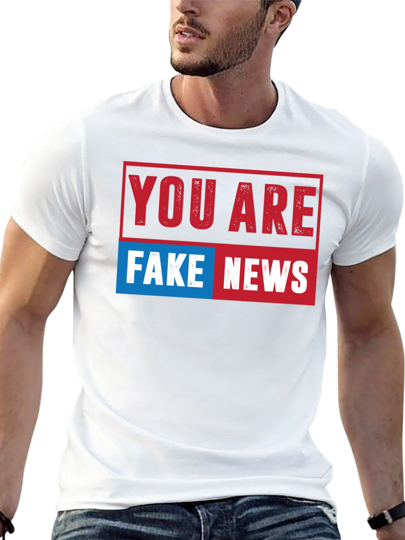 You Are Fake News Graphic T-Shirt
