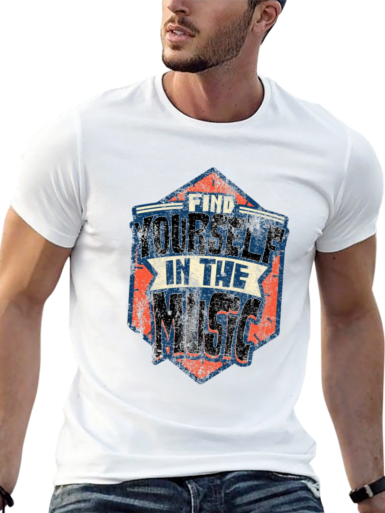 Find Yourself In The Music Graphic T-Shirt