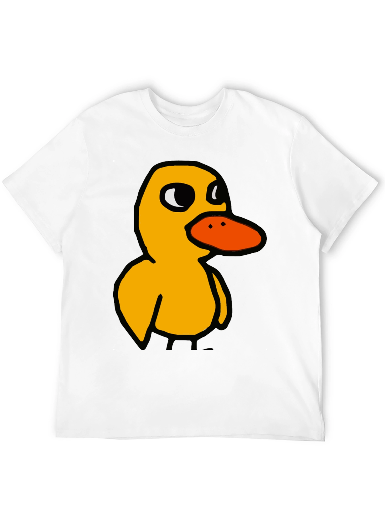 Duck T-Shirt: Quirky Cartoon Bird Tee