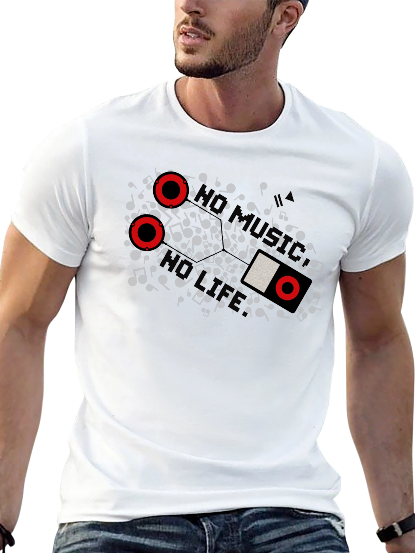 No Music No Life Graphic Tee