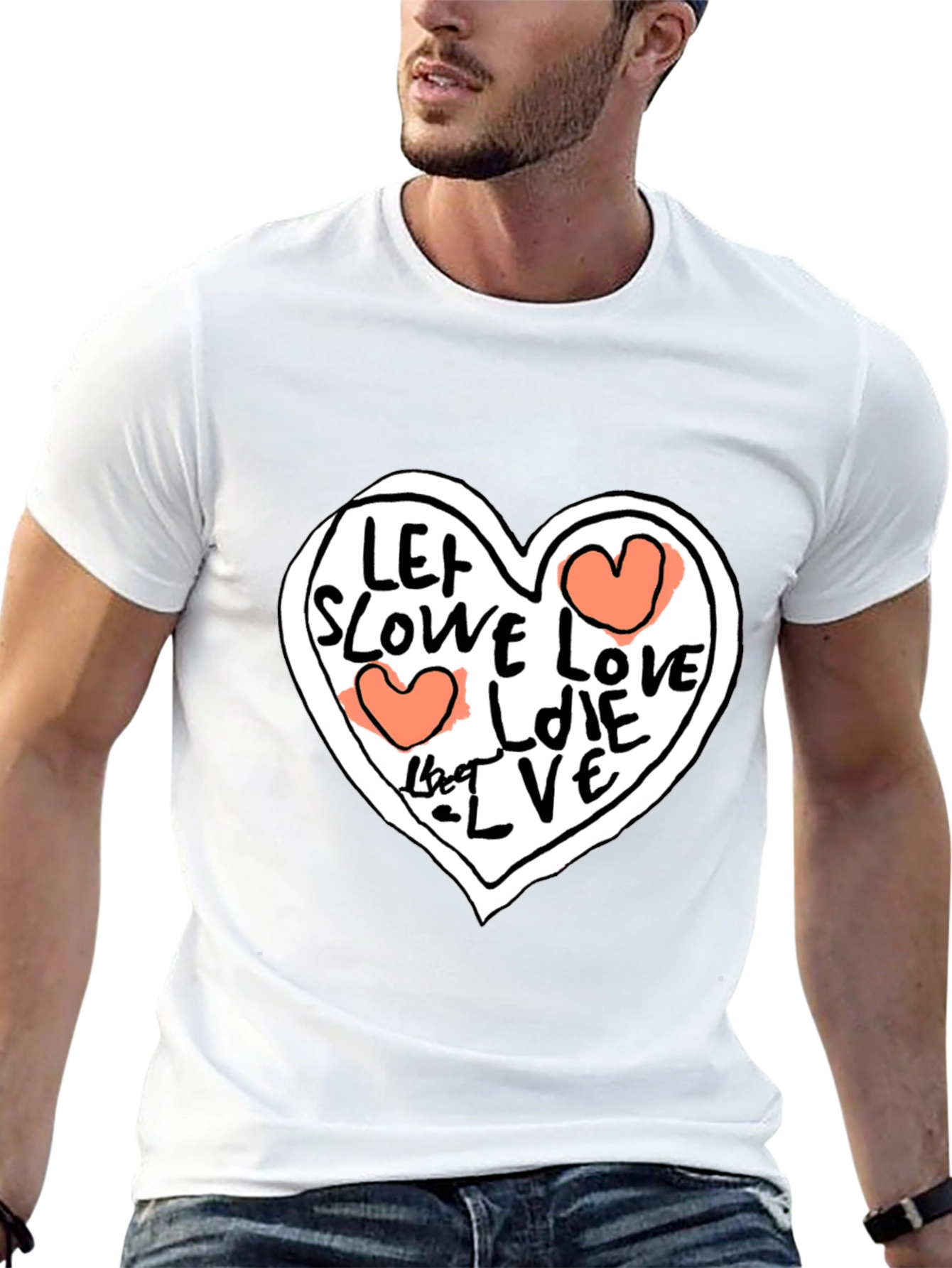 Love Graphic Black T-Shirt - Stylish Unisex Tee