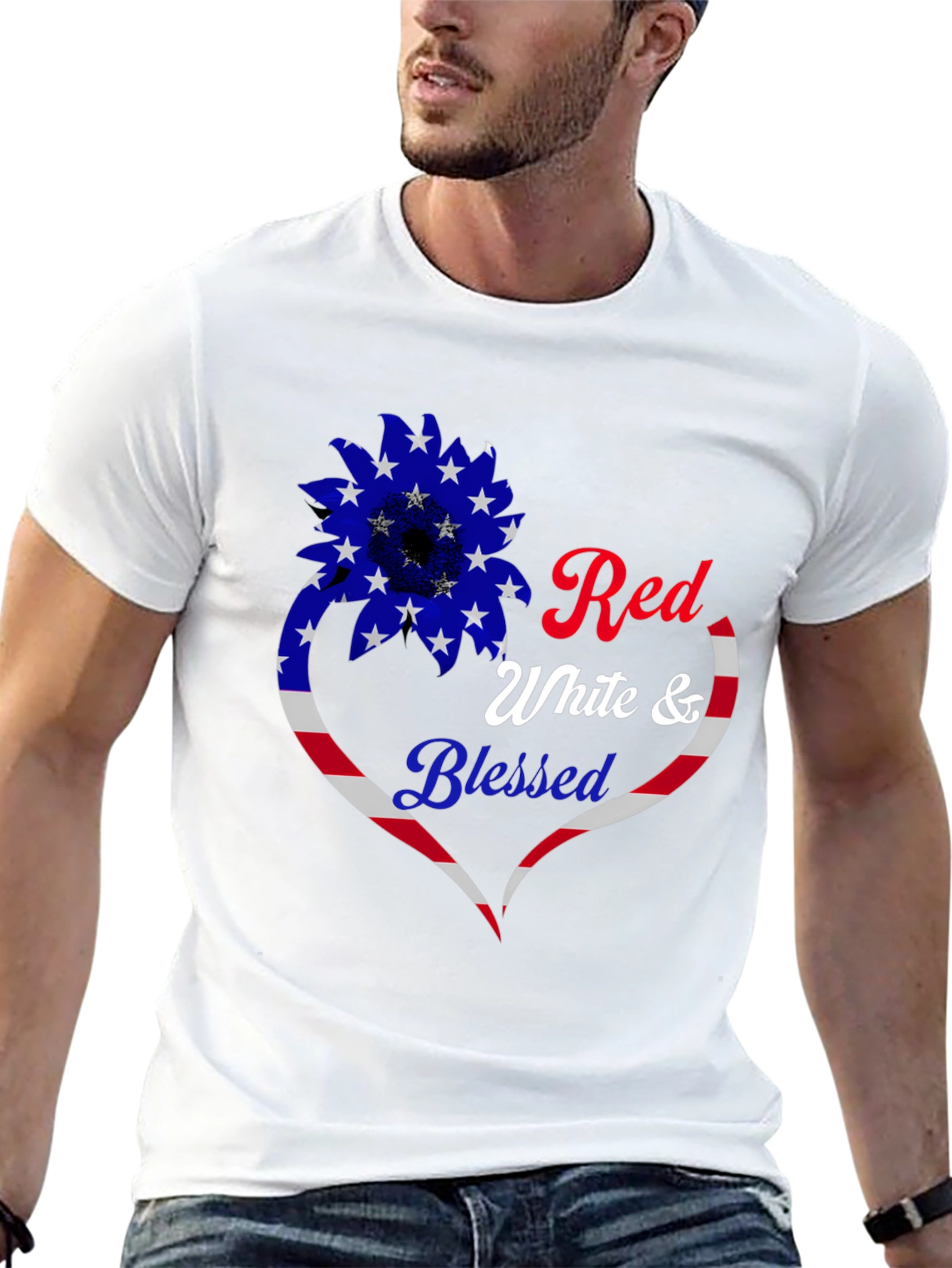 Red White & Blessed Patriotic T-Shirt