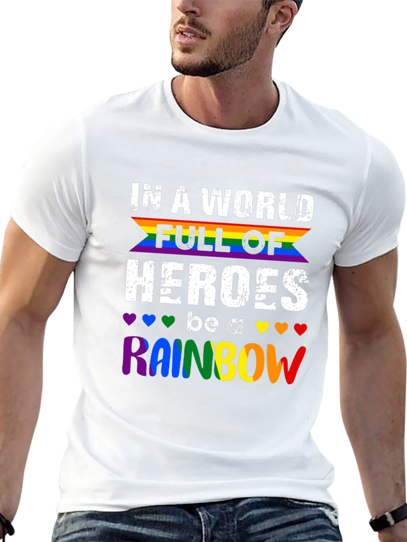 Be A Rainbow T-Shirt - Pride LGBTQ+ Apparel