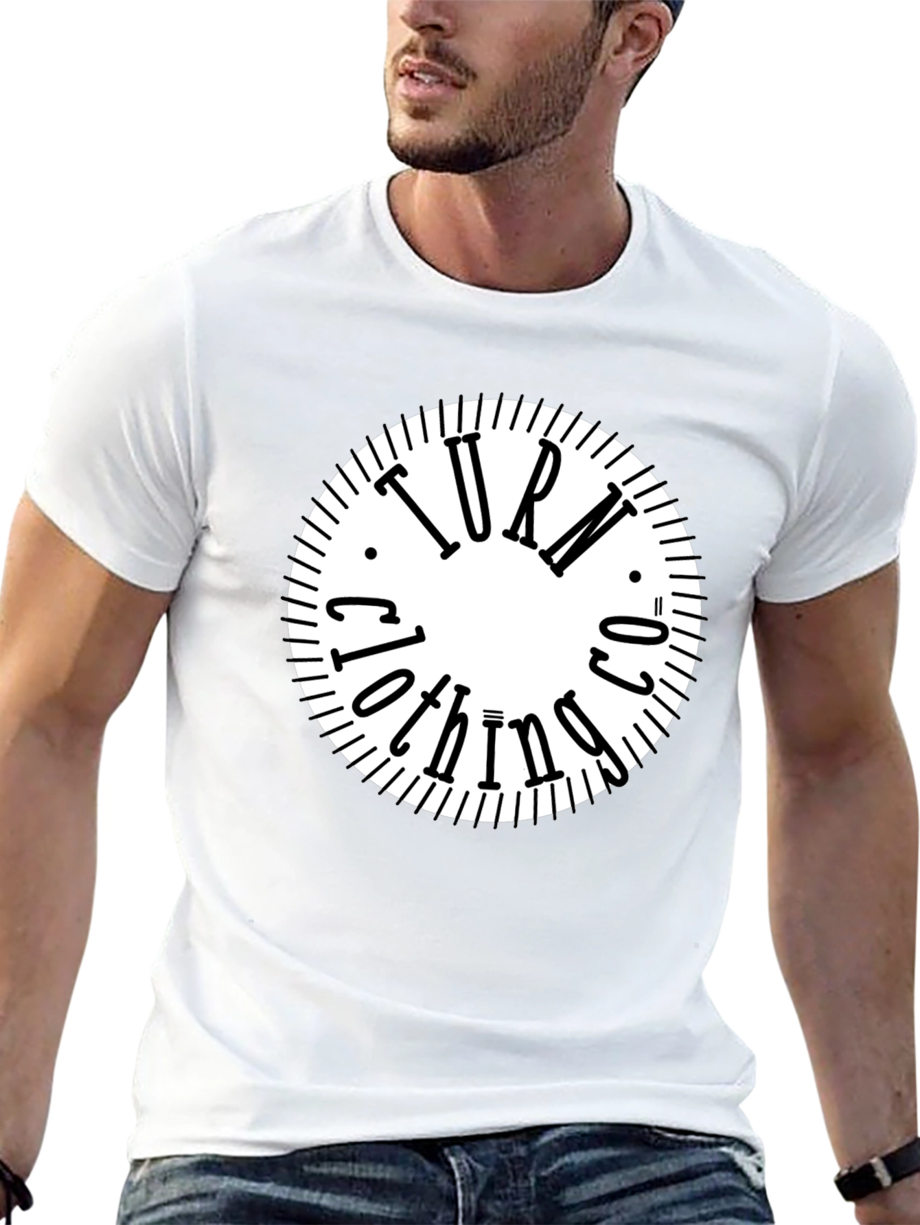 Turn Clothing Co. Black Graphic Tee